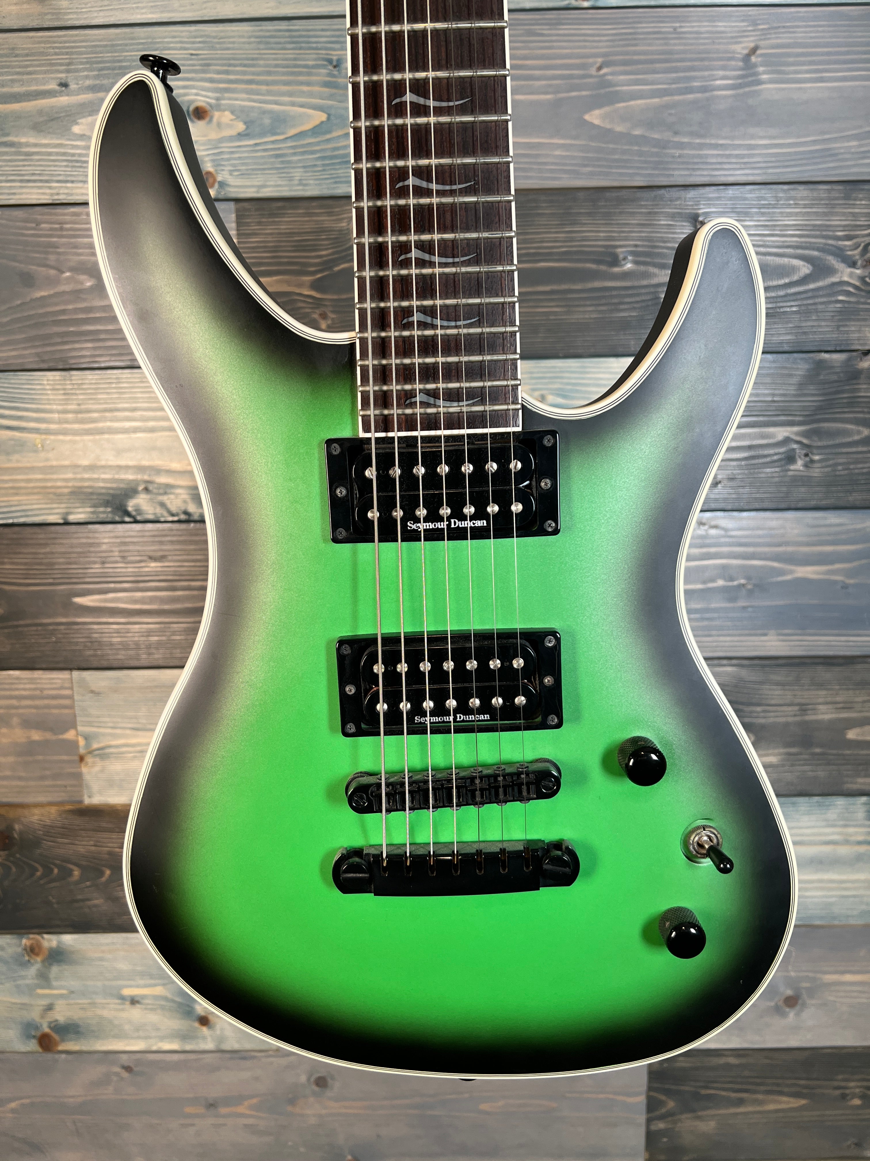 USED Fujigen FGN Mystic J-Standard Prototype Greenburst