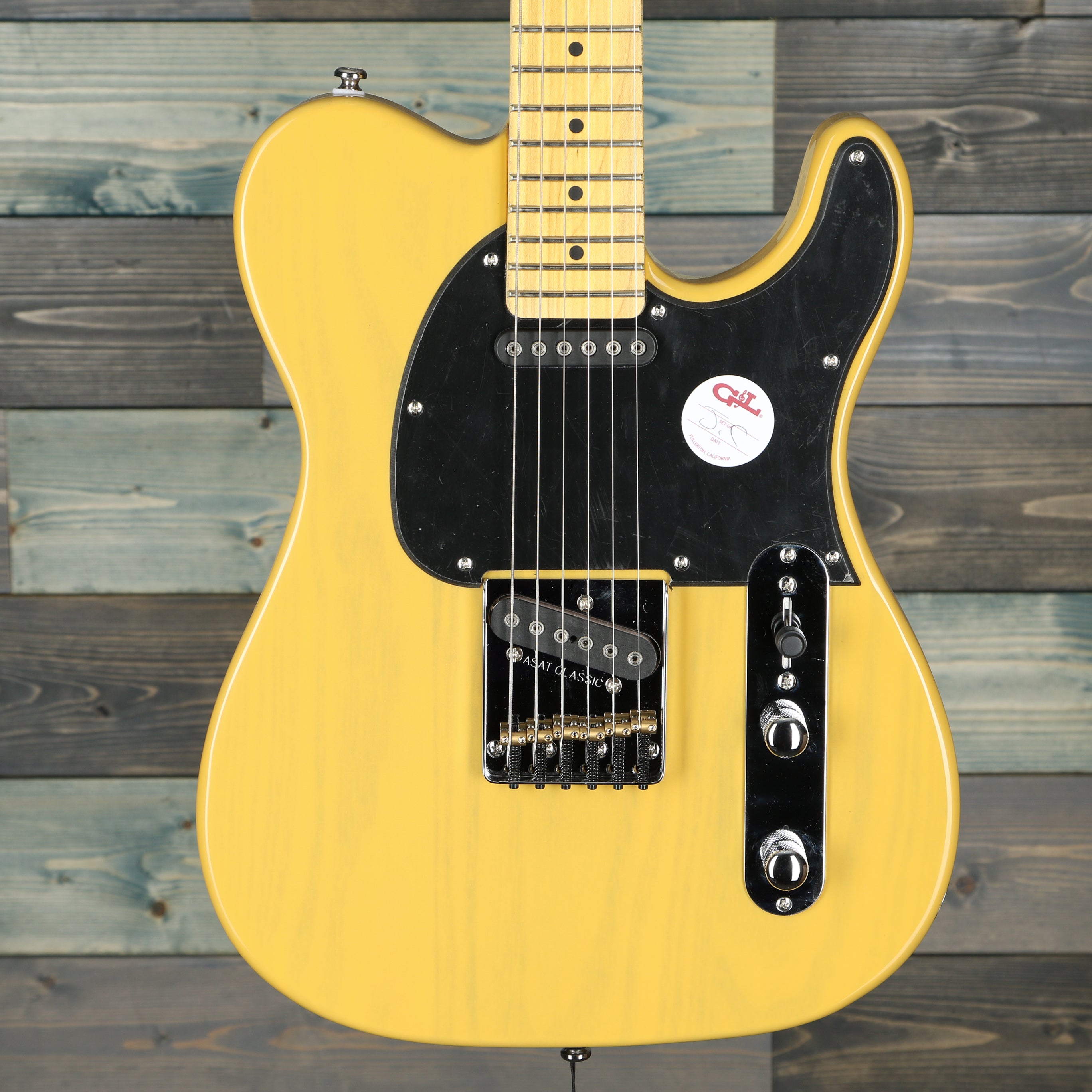 G&L Tribute ASAT Classic Electric Guitar - Butterscotch