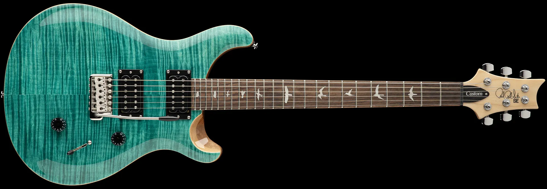 PRS SE Custom 24 - Quilt Package Electric - Turquoise