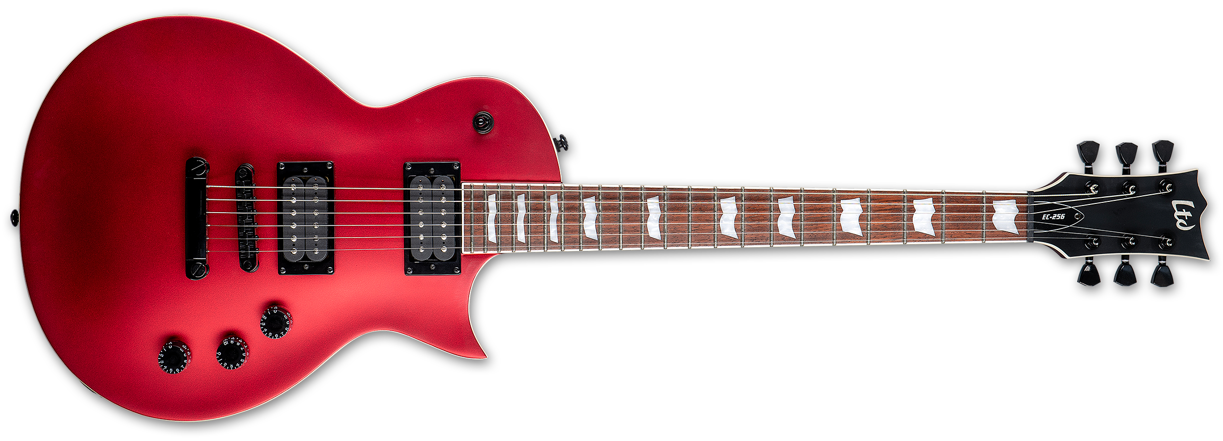 ESP LTD EC-256 Electric Guitar - Candy Apple Red Satin