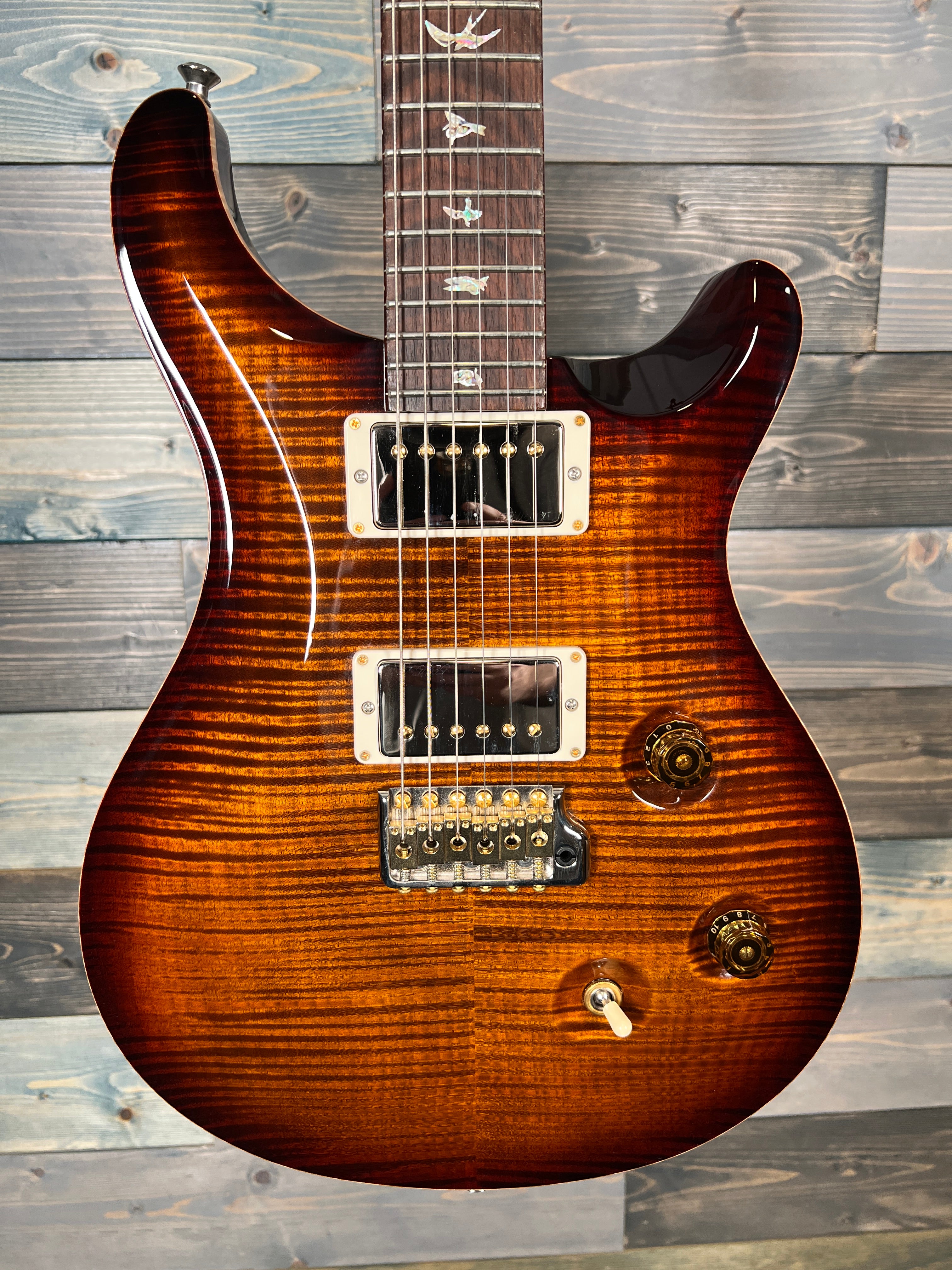 USED 2018 PRS Custom 24 Fatback Artist  Wood Library - 10 top