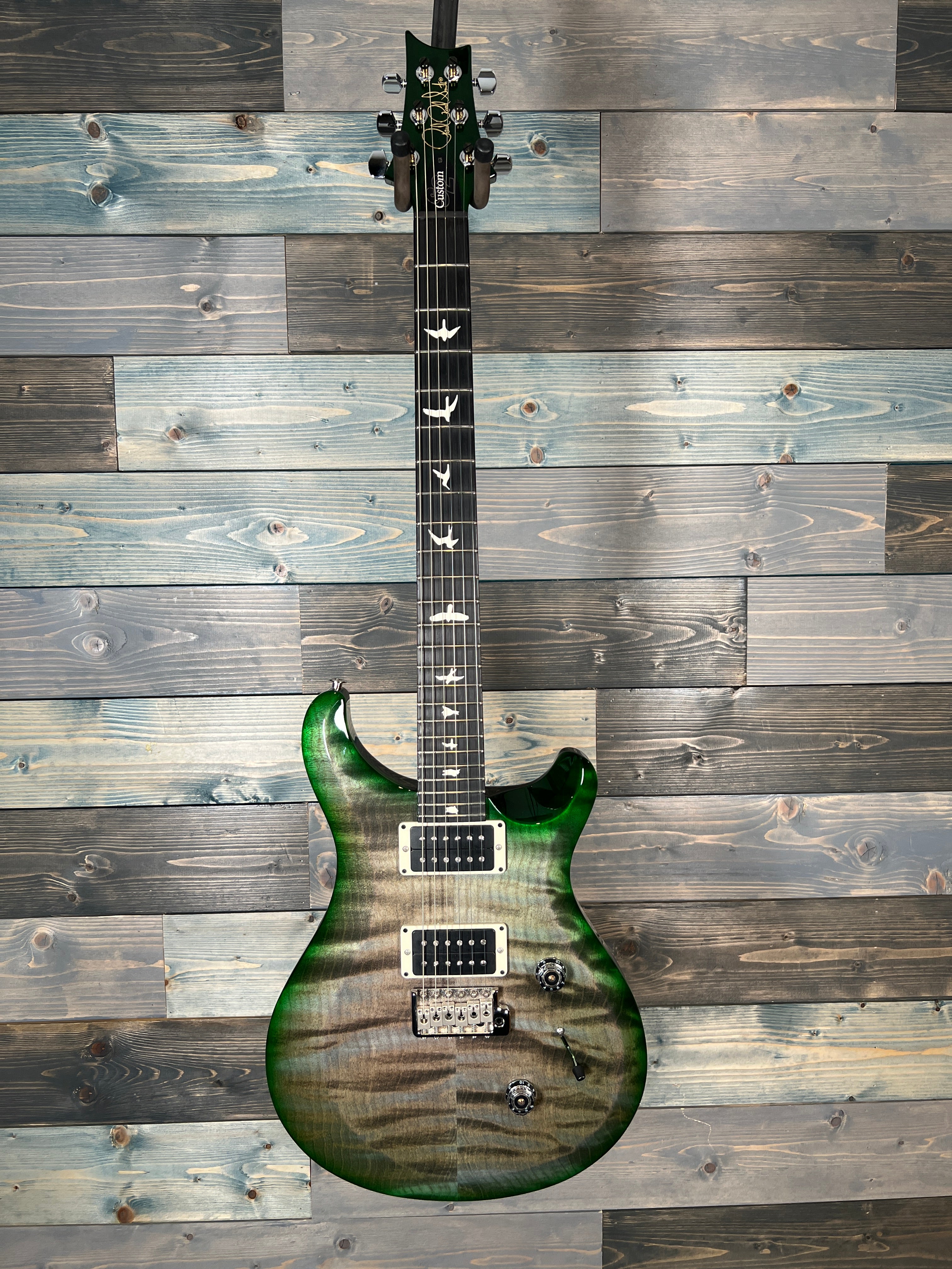 USED 2024 PRS S2 Custom 24 - Black Green Burst