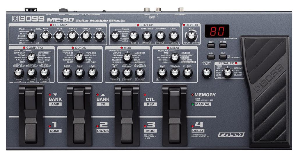 USED Boss ME-80 Guitar Multiple Effects