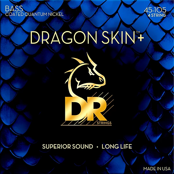 DR Strings DRAGON SKIN + Bass Strings 4 string 45-105