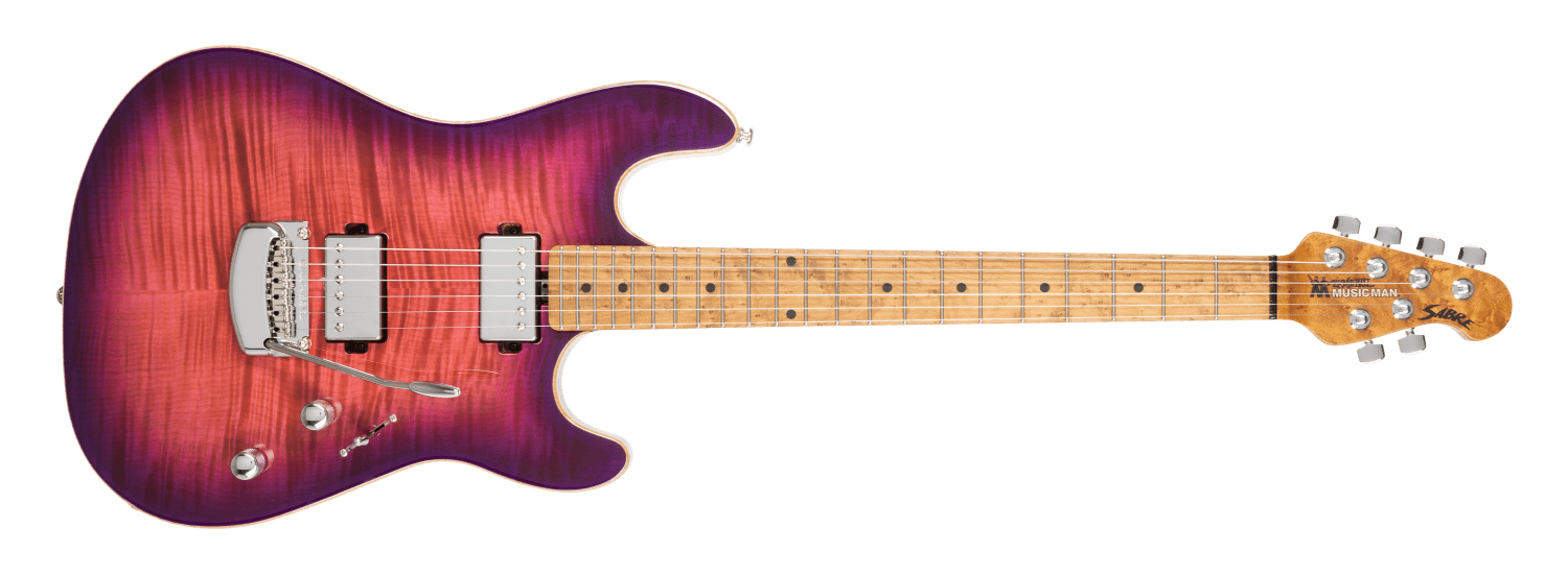 Ernie Ball Music Man Sabre HH Guitar - Purple Lotus