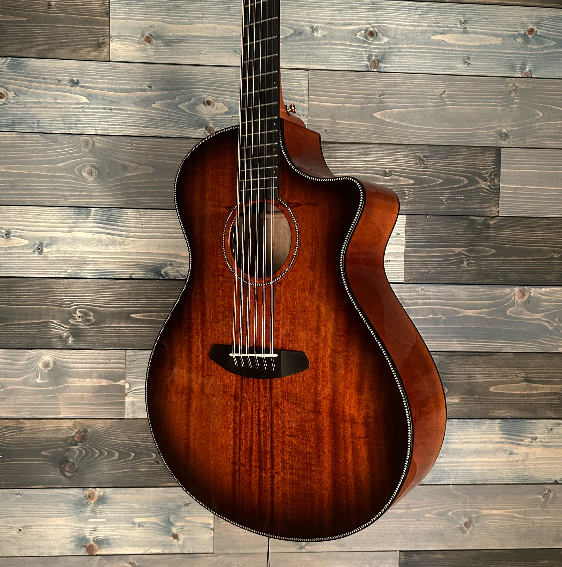 Breedlove Oregon Concerto Bourbon 12-String CE Myrtlewood-Myrtlewood