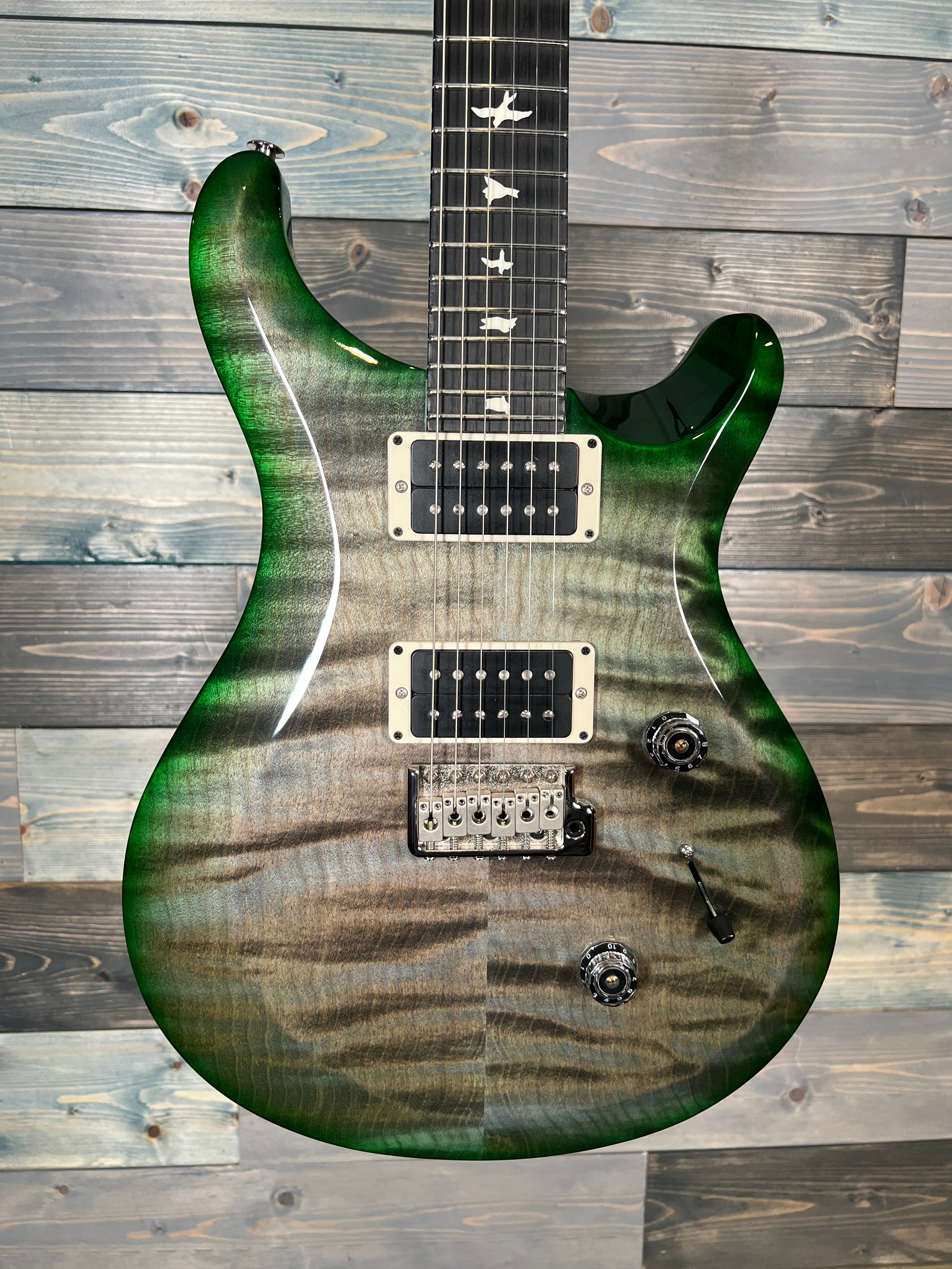 USED 2024 PRS S2 Custom 24 - Black Green Burst