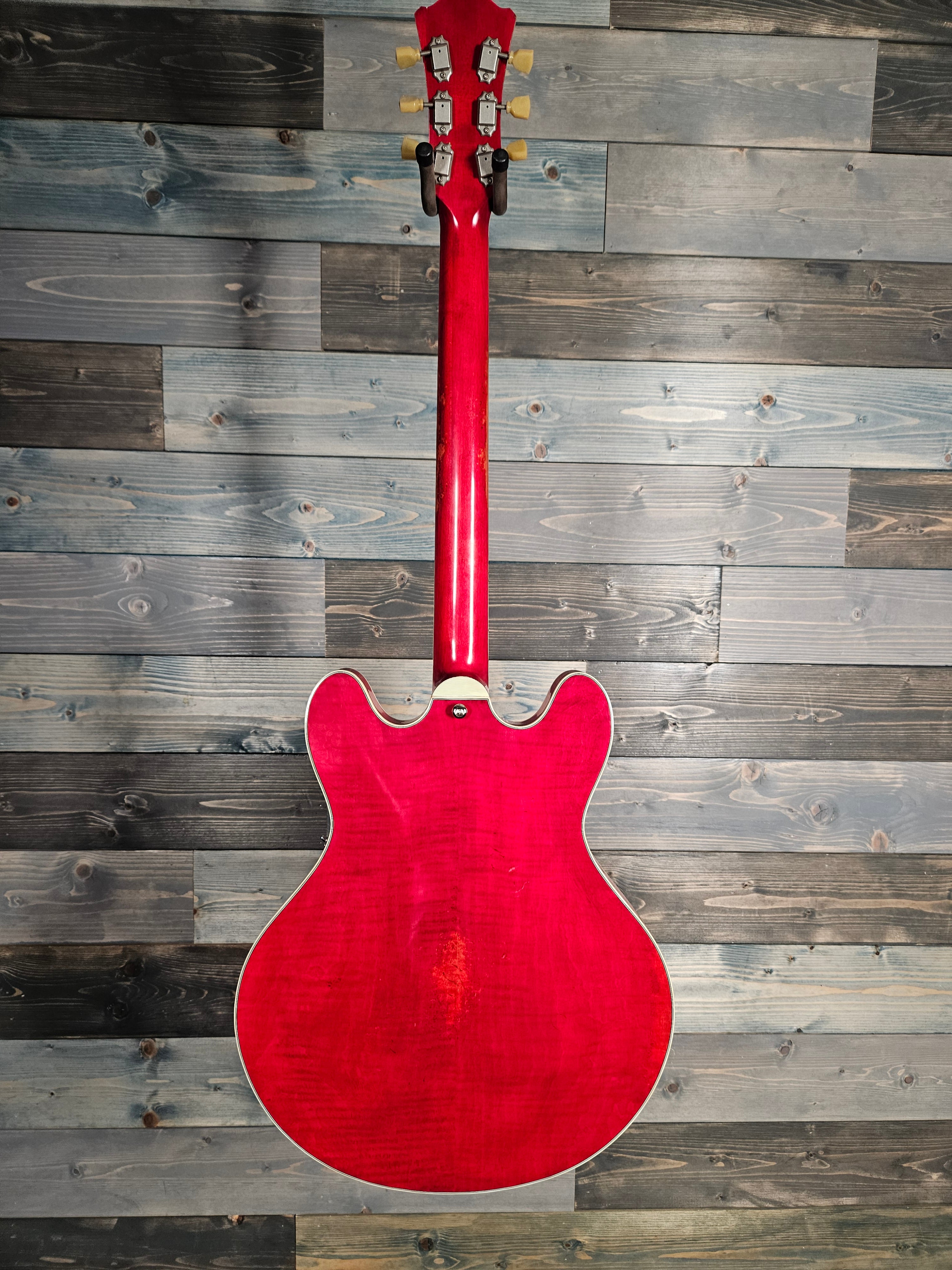 USED Eastman T59/V-RD Thinline Electric Guitar - Antique Red