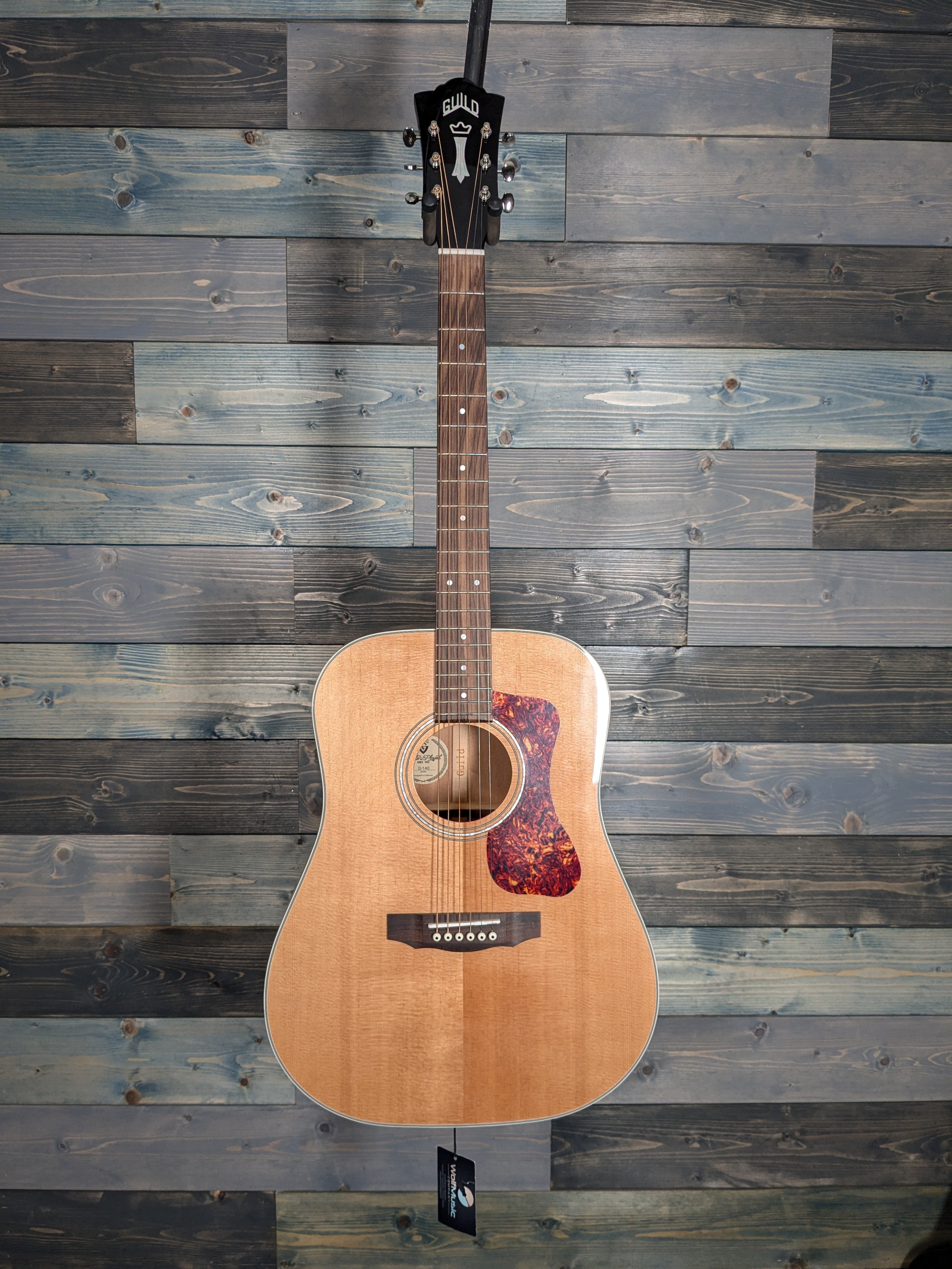 DEMO Guild D-140 Dreadnought Acoustic Guitar - Natural Gloss