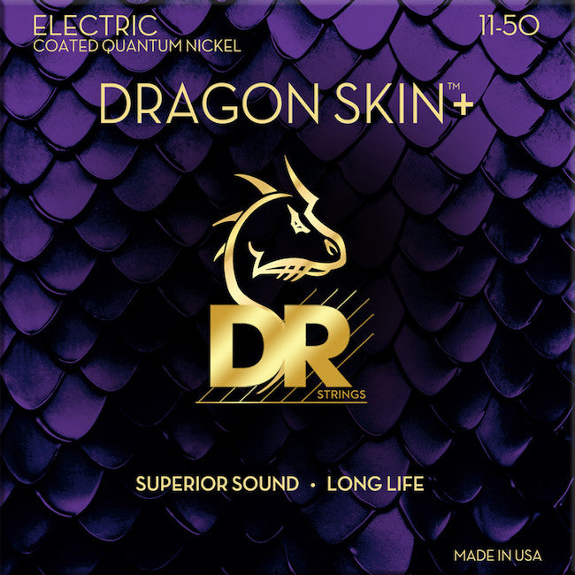 DR Strings DRAGON SKIN+ Electric Guitar Strings: Heavy 11-50