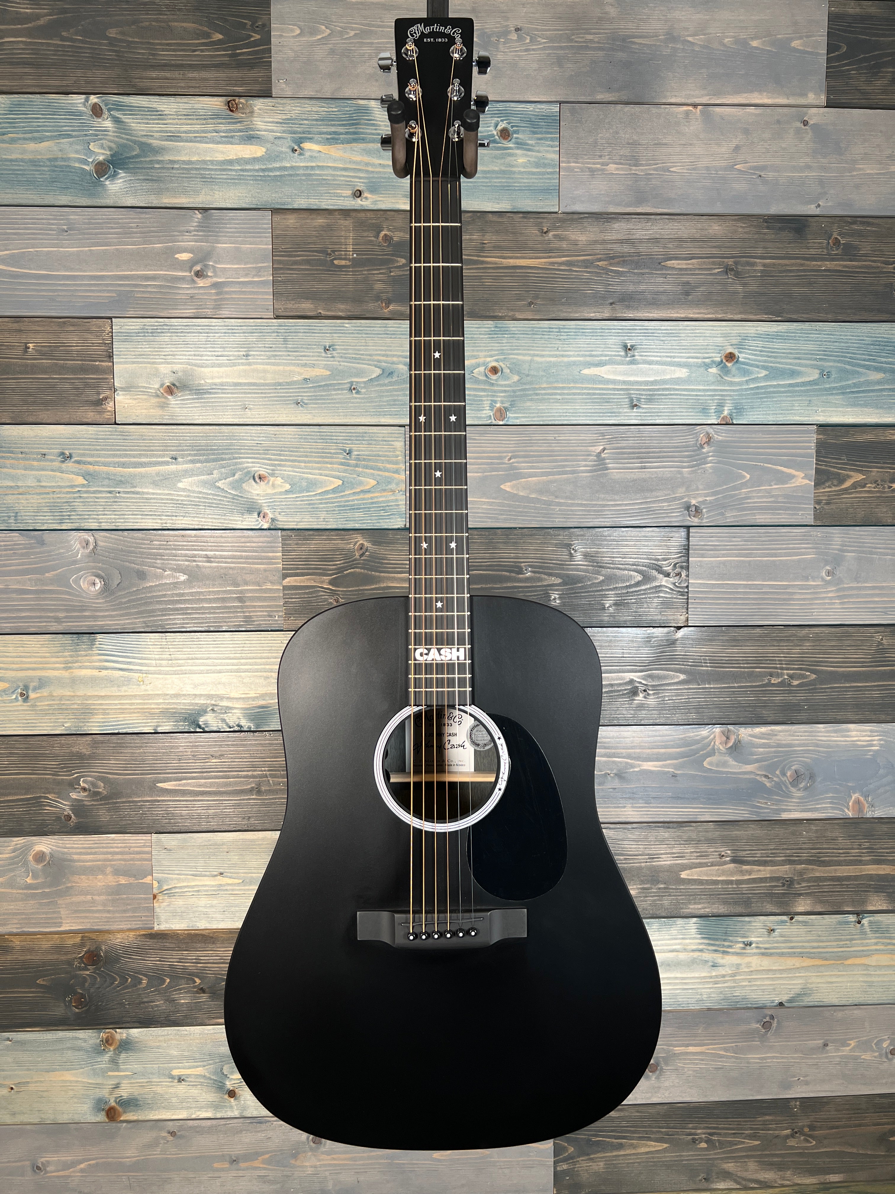 DEMO Martin DX Johnny Cash Custom Signature Editions