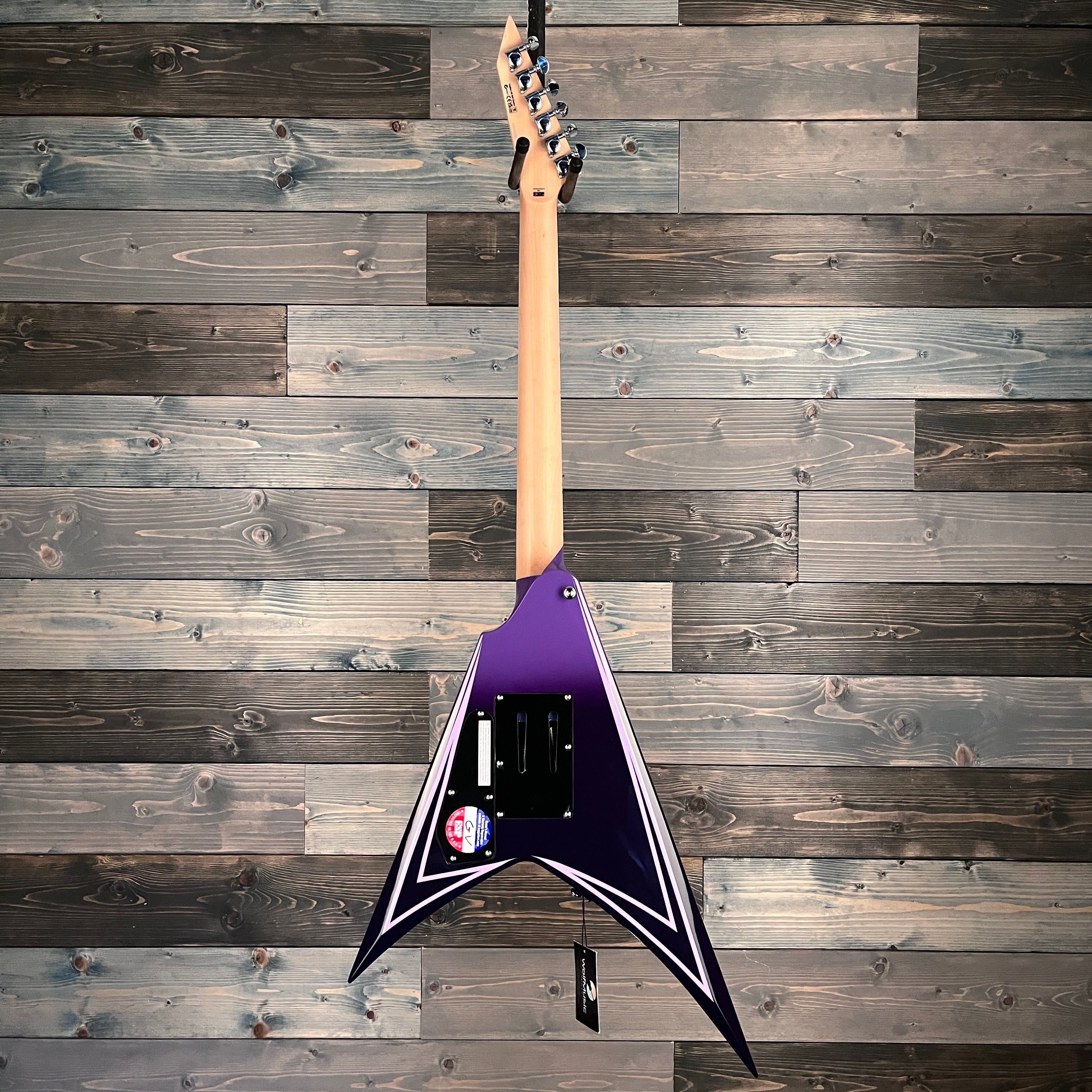 ESP LTD Alexi Hexed Sawtooth Electric - Purple Fade w/Pinstripe