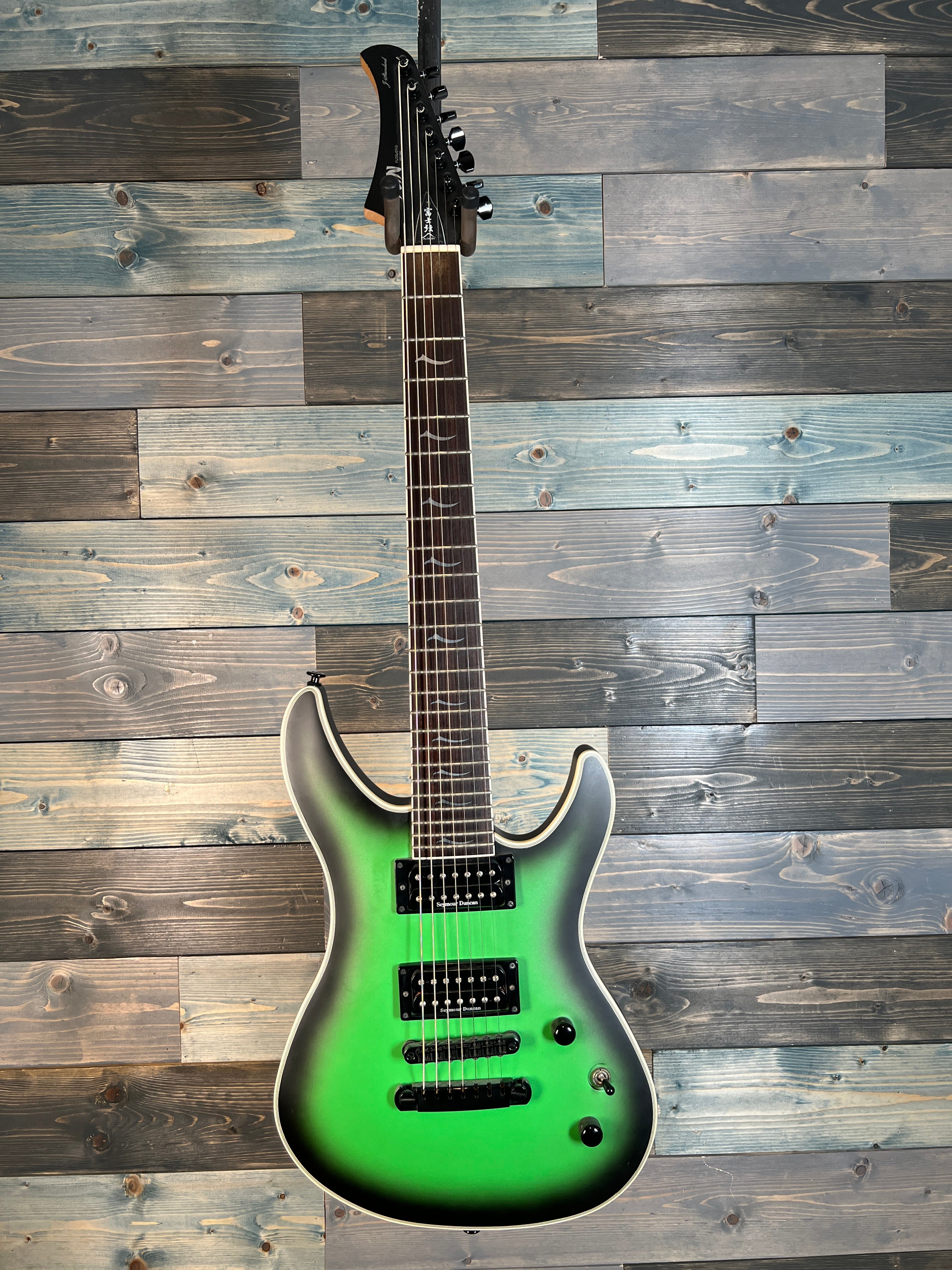 USED Fujigen FGN Mystic J-Standard Prototype Greenburst