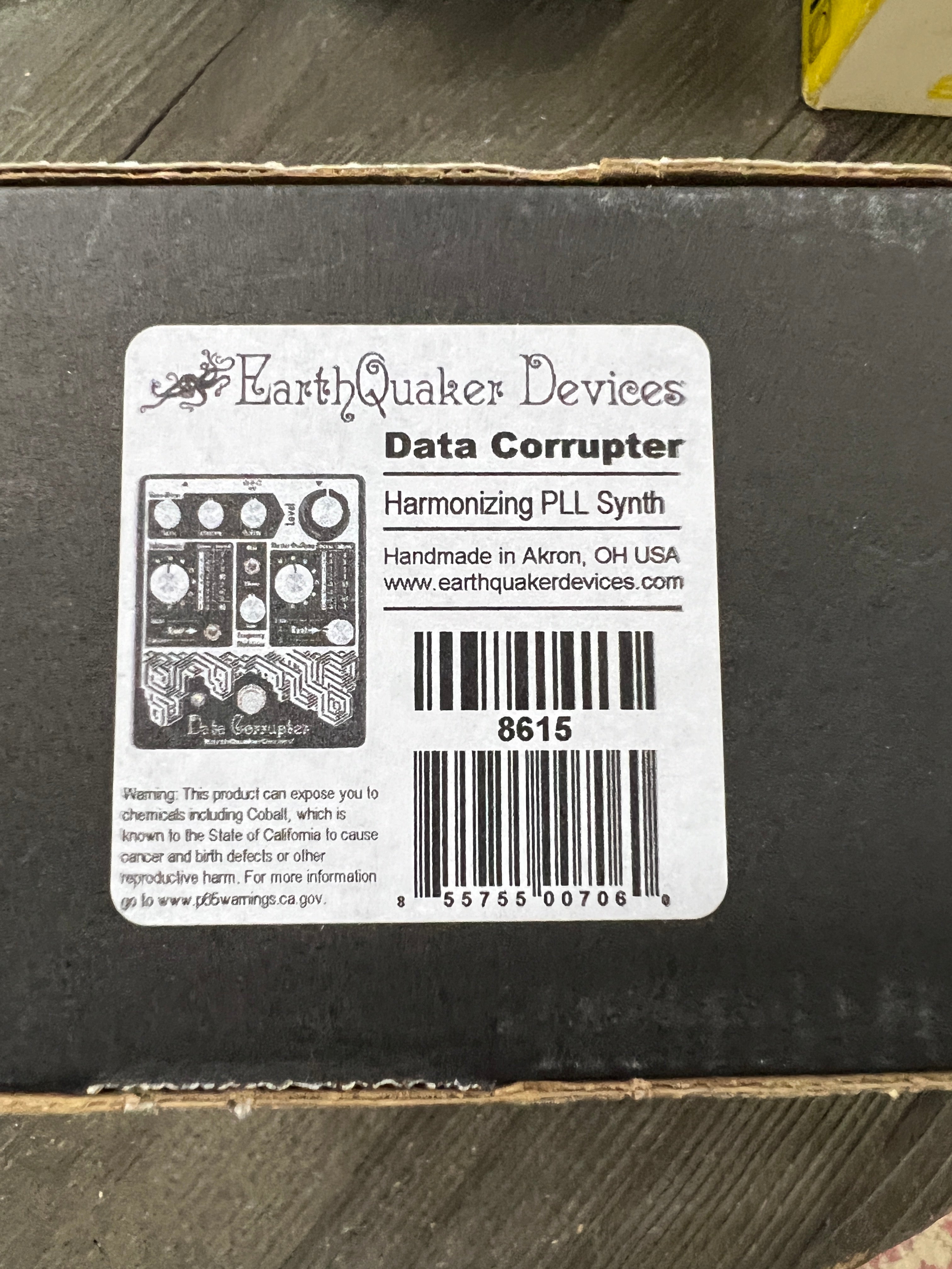 USED Earth Quaker Devices Data Corrupter Harmonizing PLL Synth