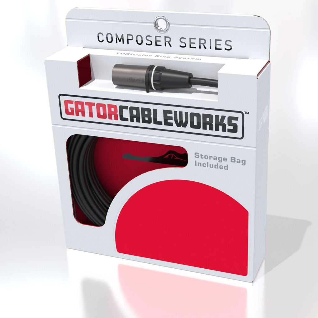 Gator Composer Series 10 Foot XLR F To TRS Cable