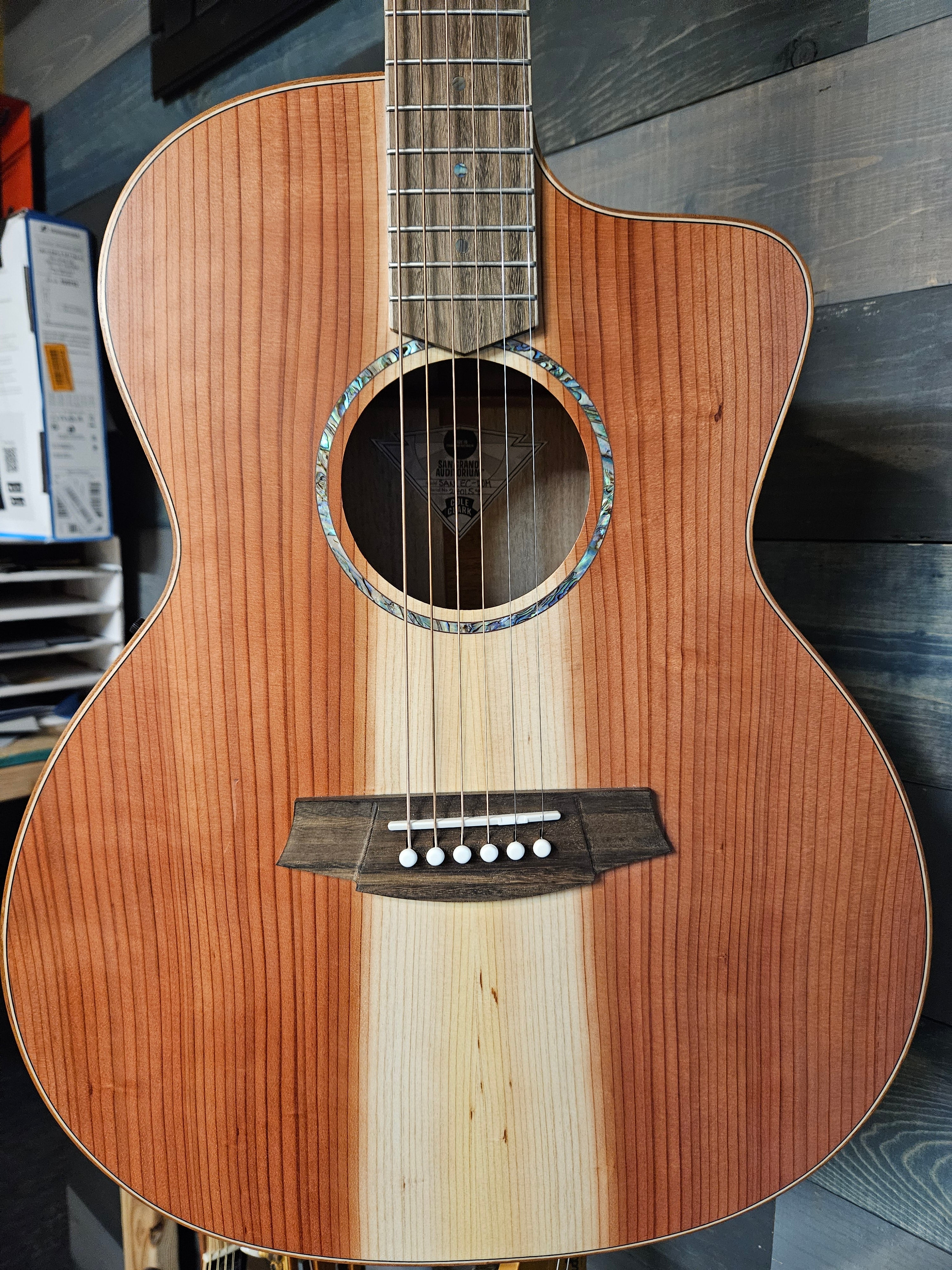 DEMO Cole Clark Studio AN1EC Acoustic - Redwood Maple