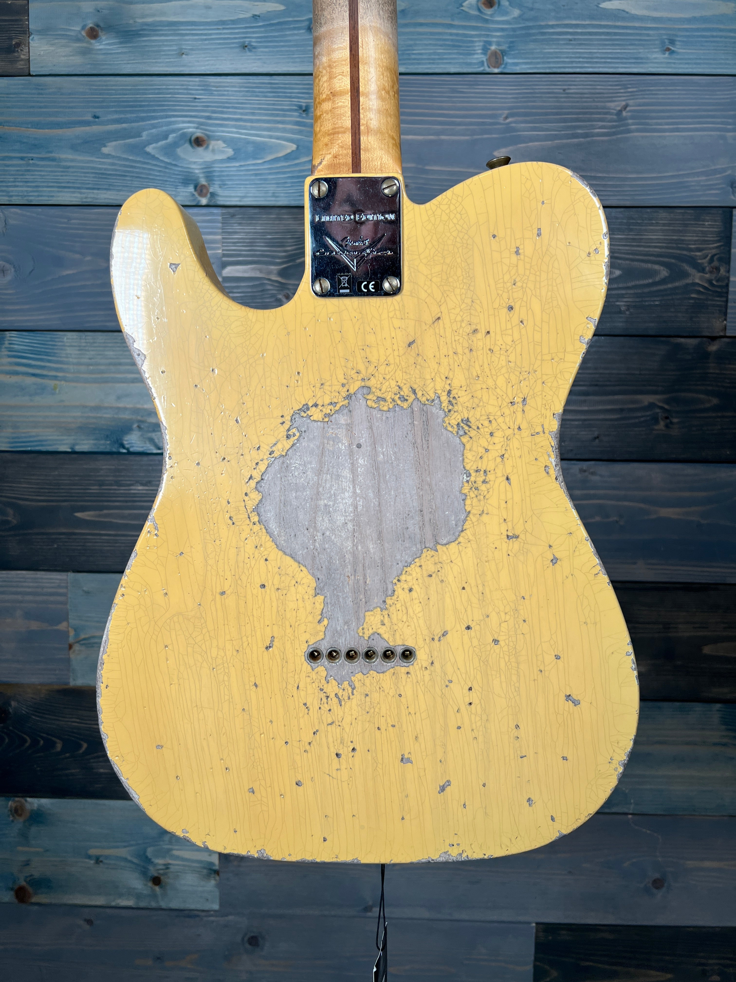 Fender Custom Shop Ltd 51 Pine Telecaster Super Heavy Relic - Antique Blonde