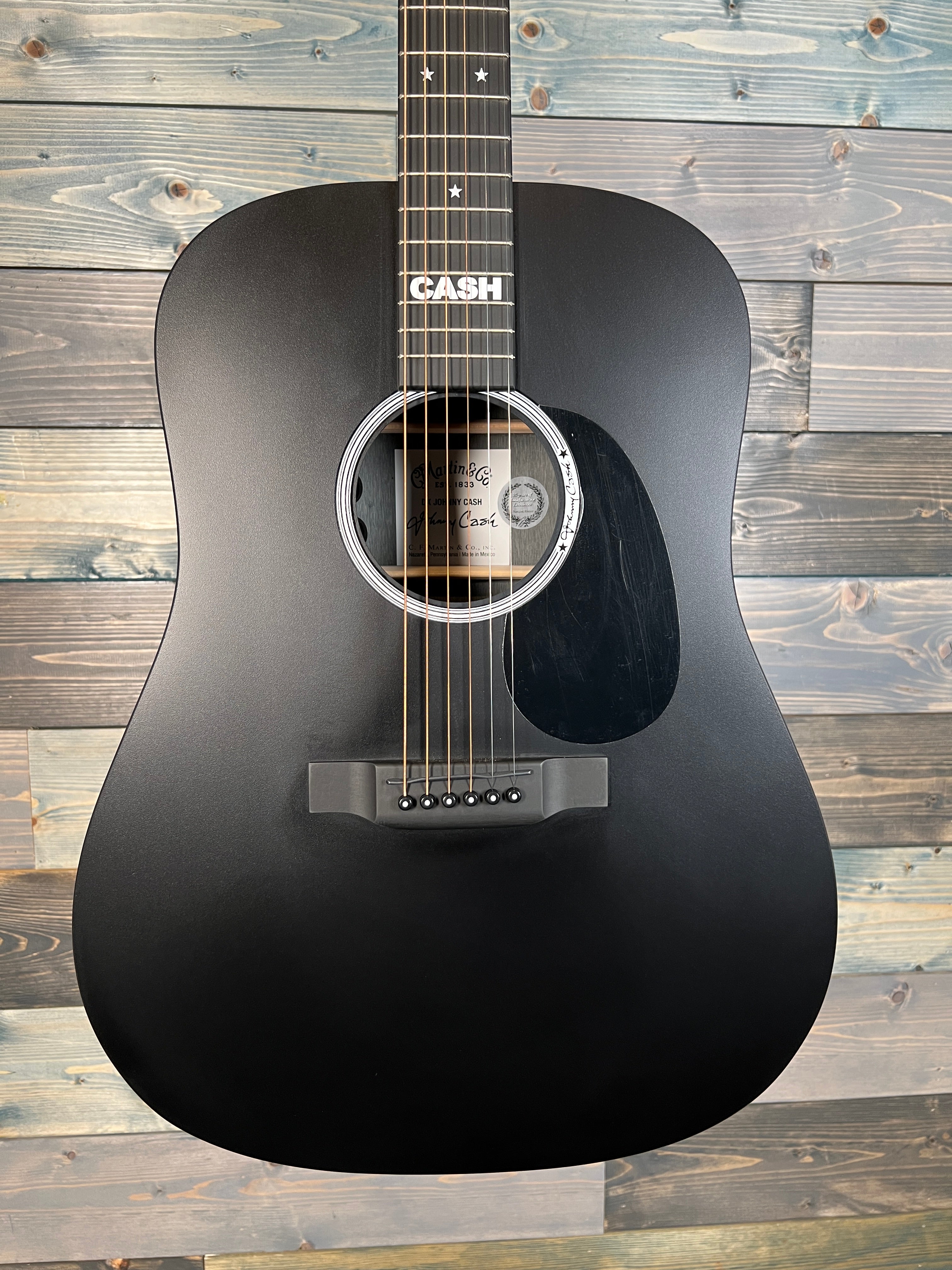 DEMO Martin DX Johnny Cash Custom Signature Editions