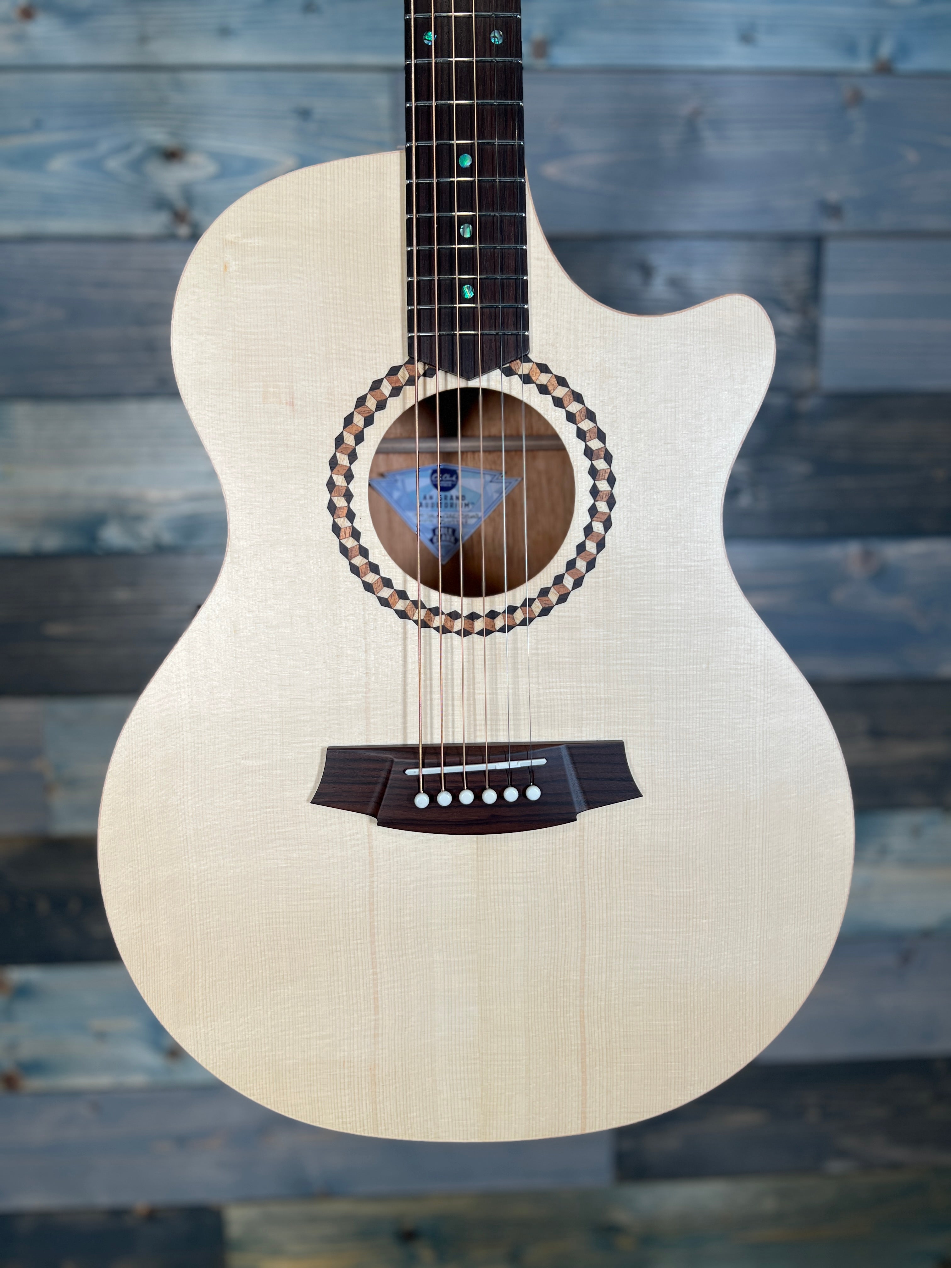 Cole Clark Studio Recording Angel Series 2 Sitka Spruce top Mahogany Back and Sides