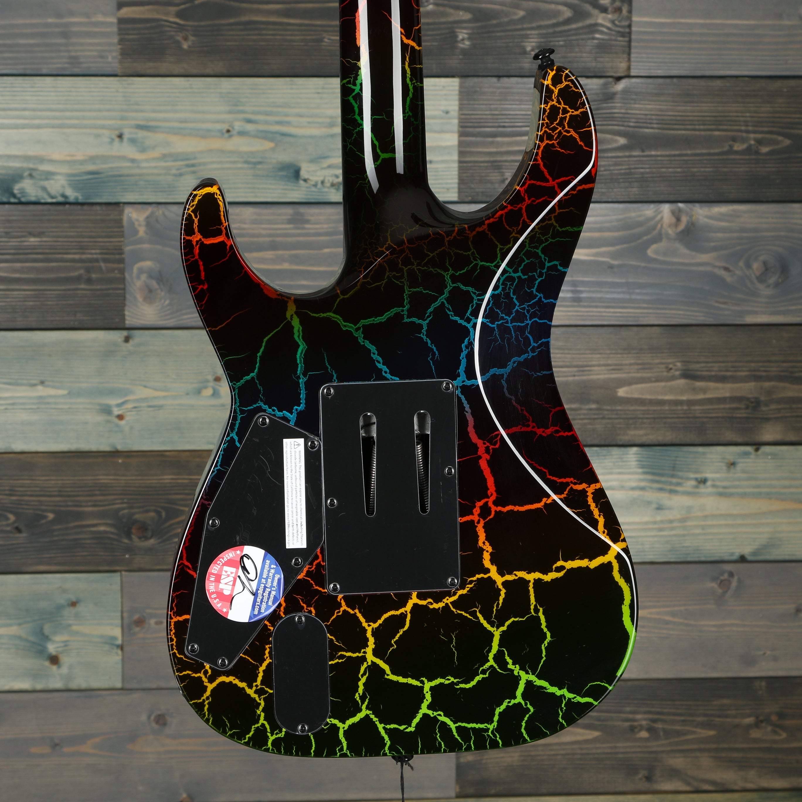 ESP LTD M-1 Custom '87 Electric Guitar - Rainbow Crackle