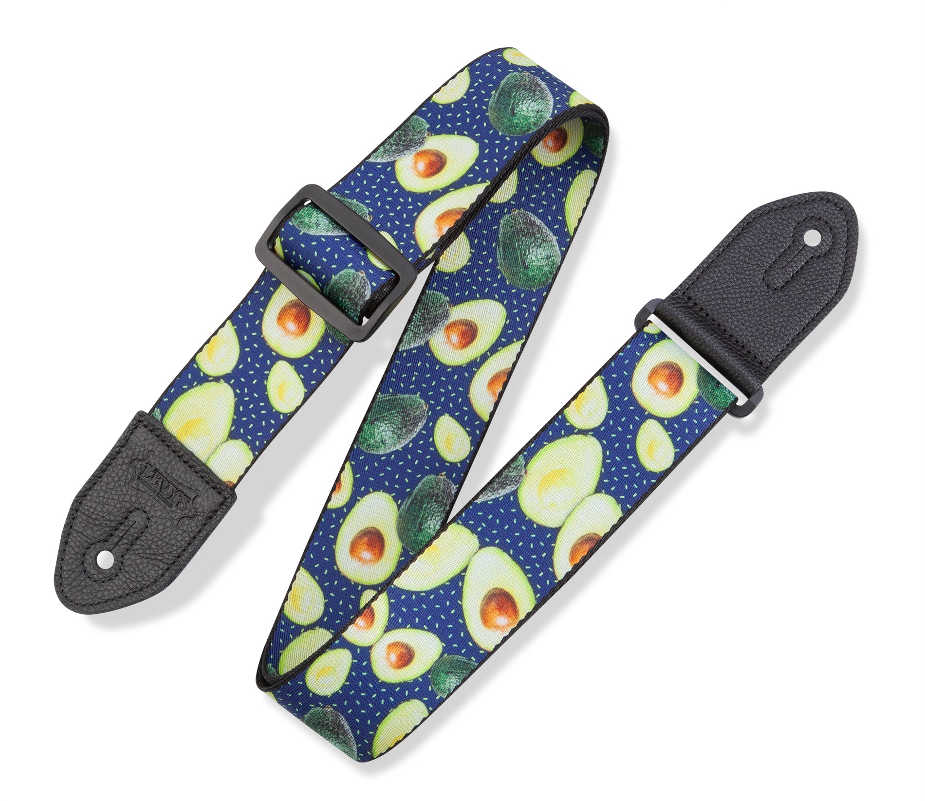 Levy's MP2FS-004 2in Fruit Salad Avocado Guitar Strap