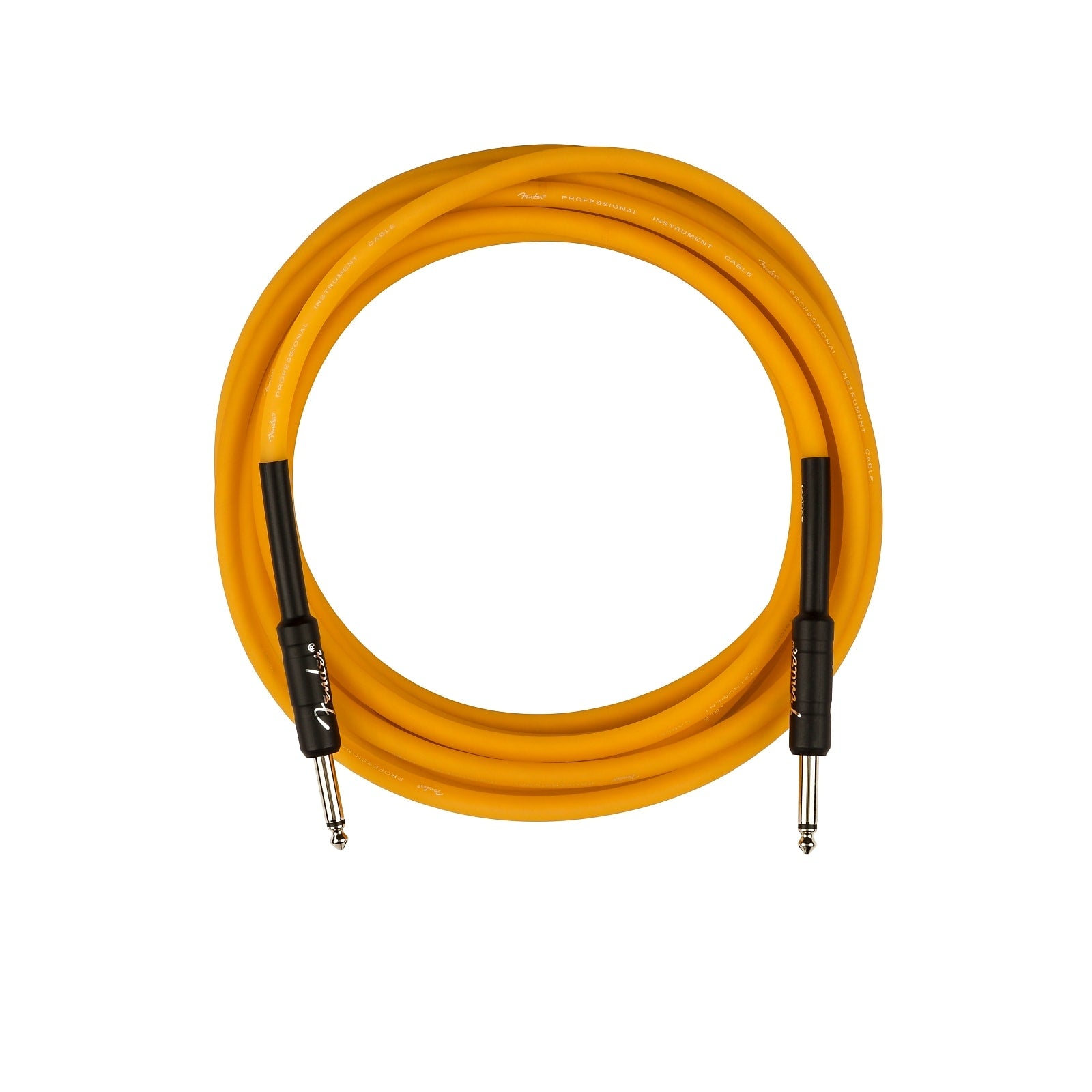 Fender Professional Glow in the Dark Cable, Orange, 18.6'