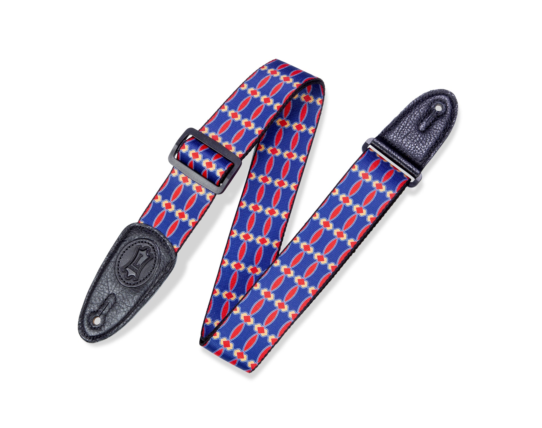 Levy's MPLL-003 Blue/Red Levy’s Signature Icon Guitar Strap