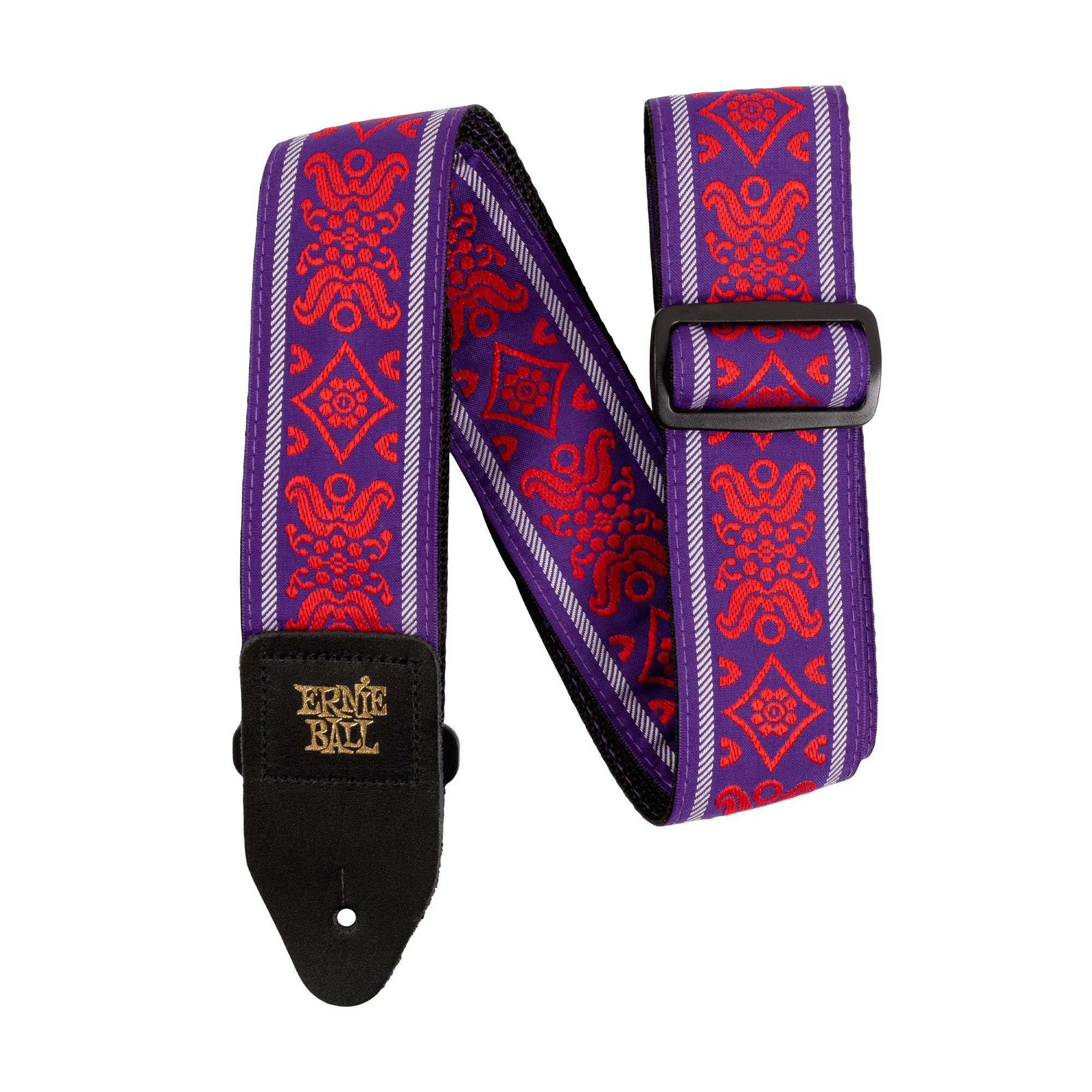 Ernie Ball P05330 Royal Flush Red Jacquard Strap