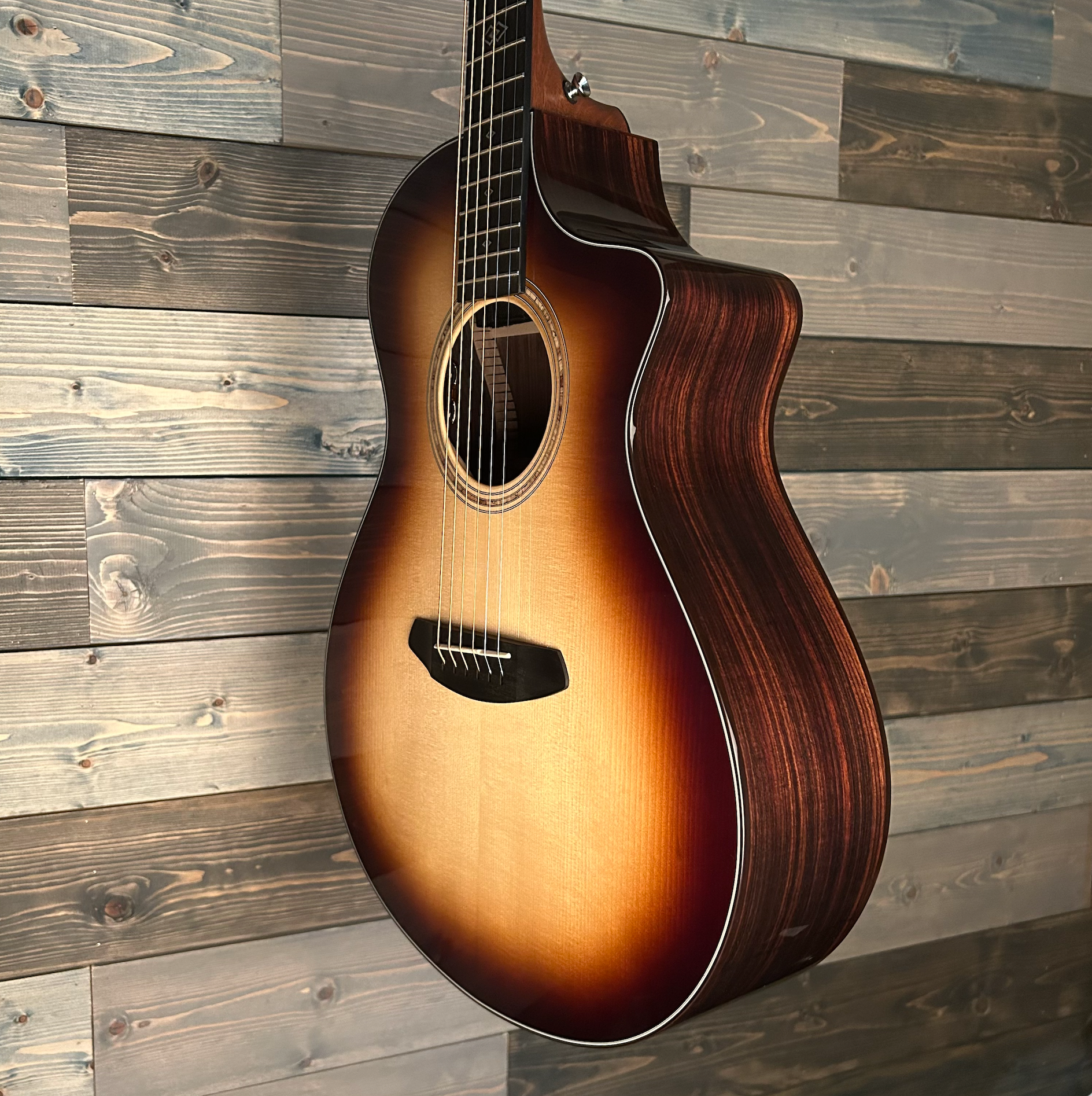 Breedlove Premier Concert Burnt Amber CE Adirondack-East Indian Rosewood