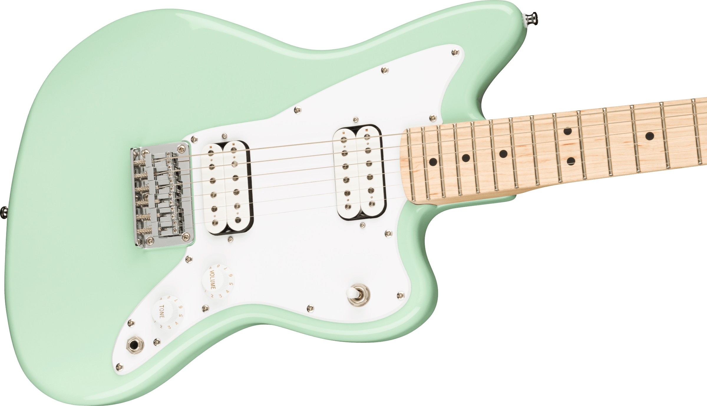 Fender Squier Mini Jazzmaster HH, Maple Fingerboard, Surf Green