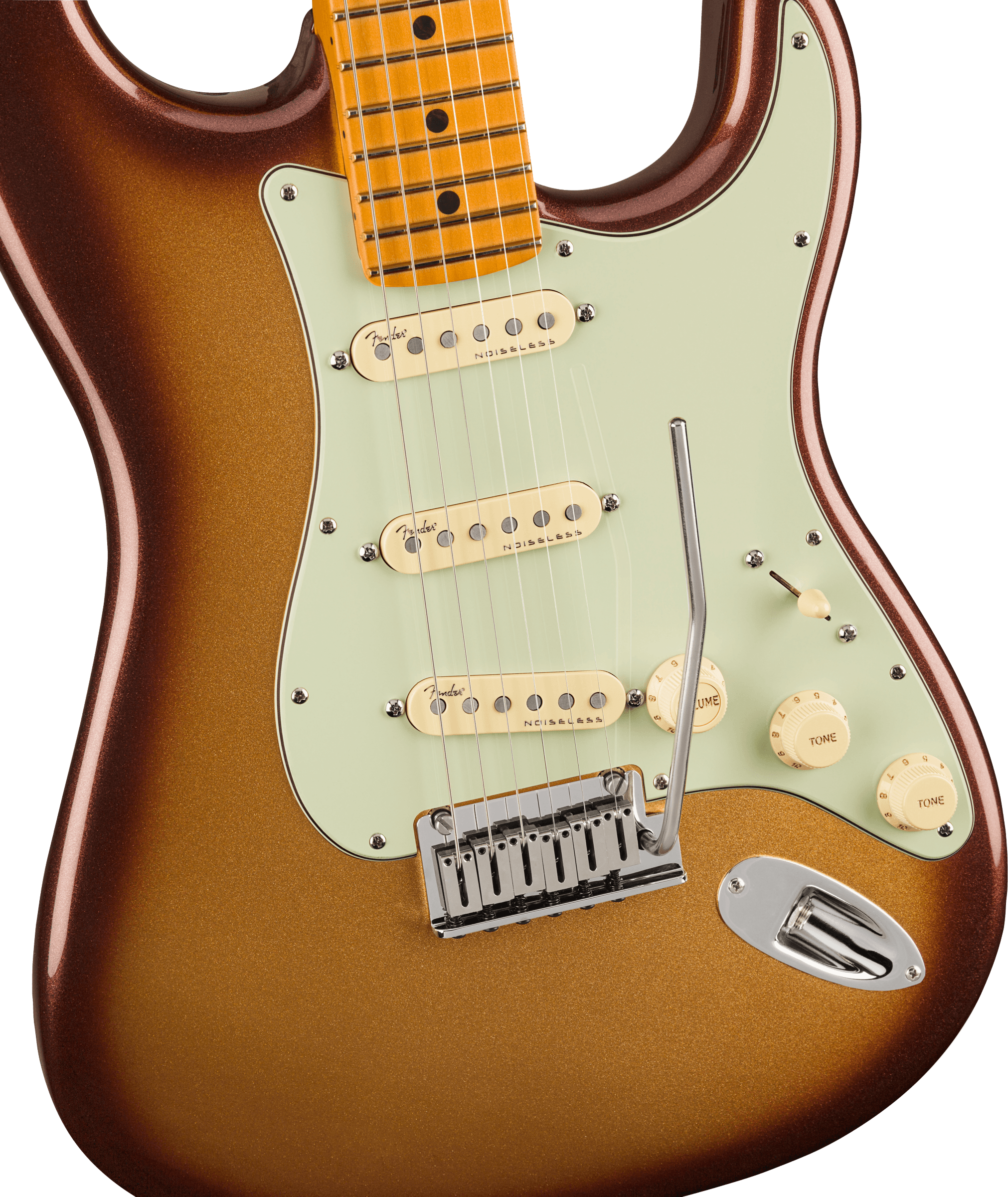 Fender American Ultra Stratocaster®, Maple Fingerboard, Mocha Burst