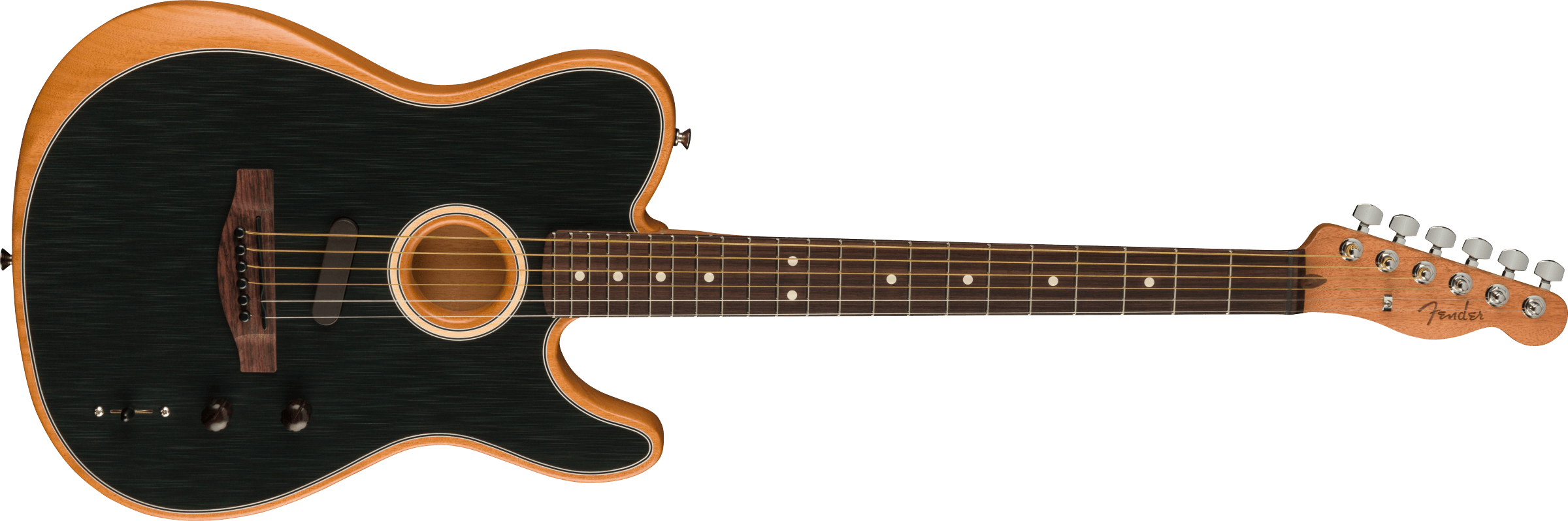 PREORDER Acoustasonic Player Telecaster Rosewood Fingerboard Brushed Black