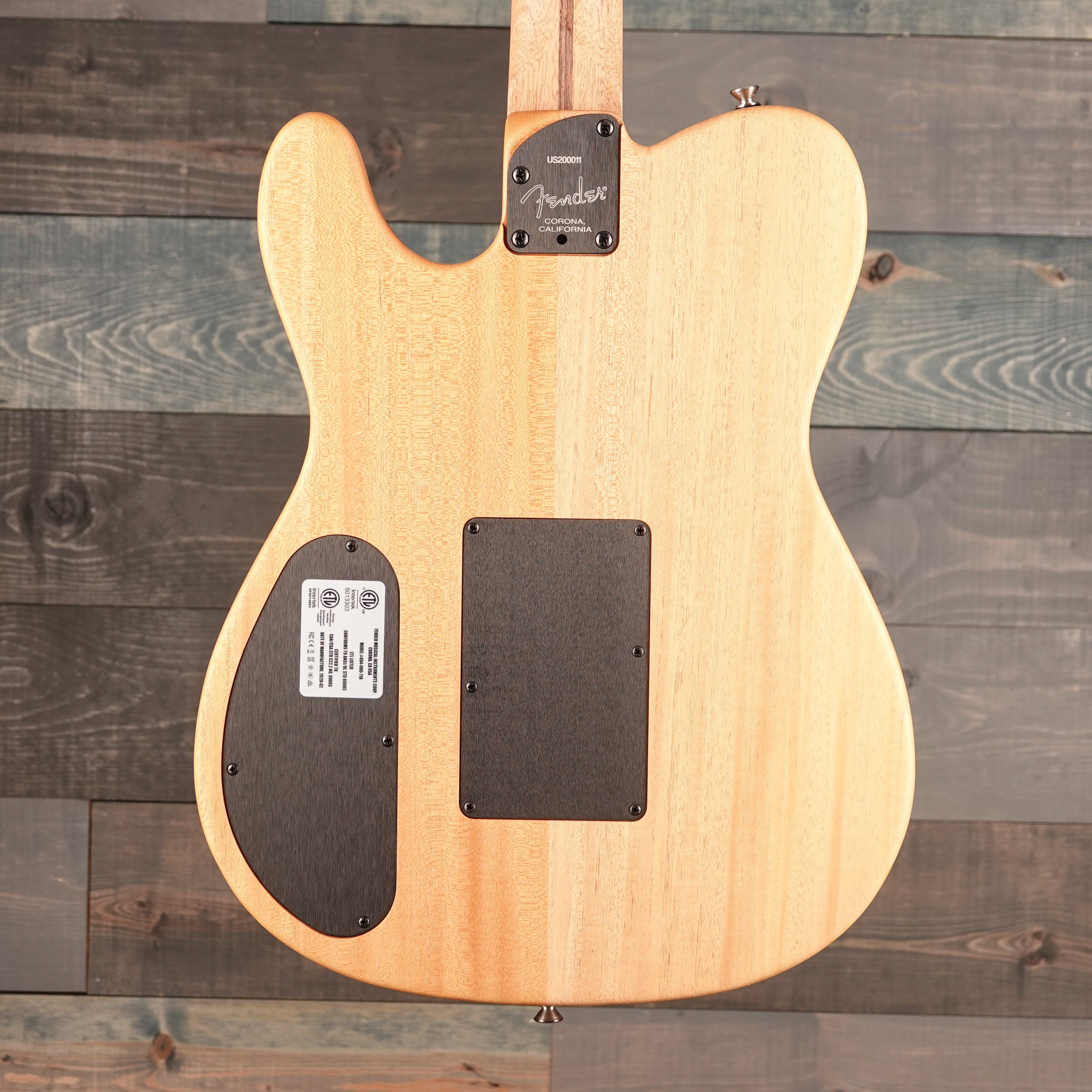 Fender American Acoustasonic™ Telecaster®, Ebony Fingerboard, Surf Green