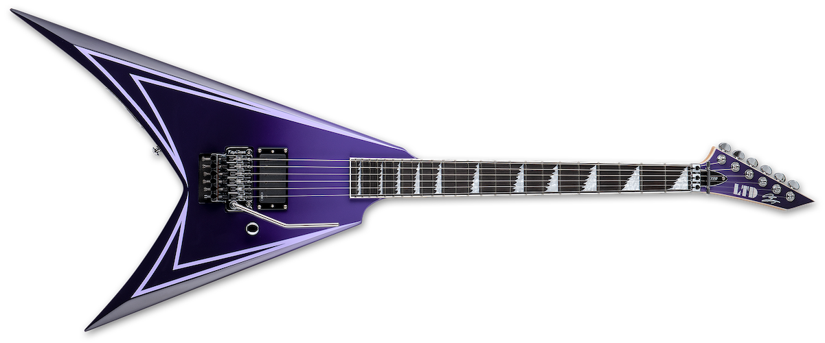 ESP LTD Alexi Hexed Sawtooth Electric - Purple Fade w/Pinstripe