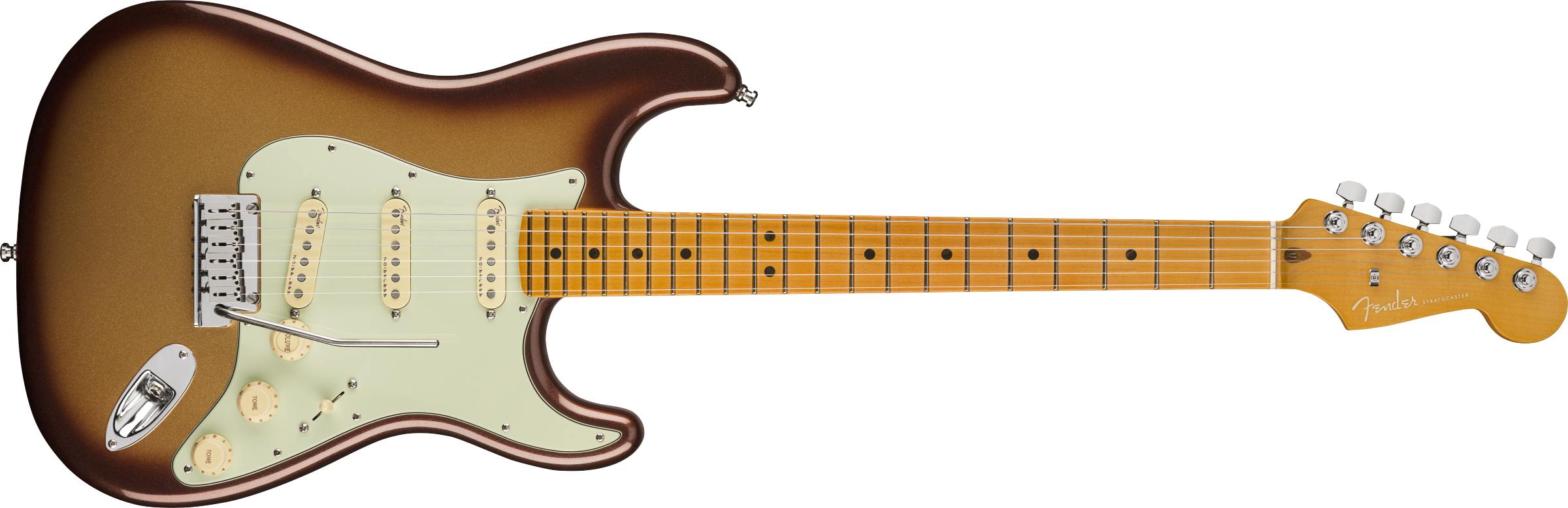 Fender American Ultra Stratocaster®, Maple Fingerboard, Mocha Burst