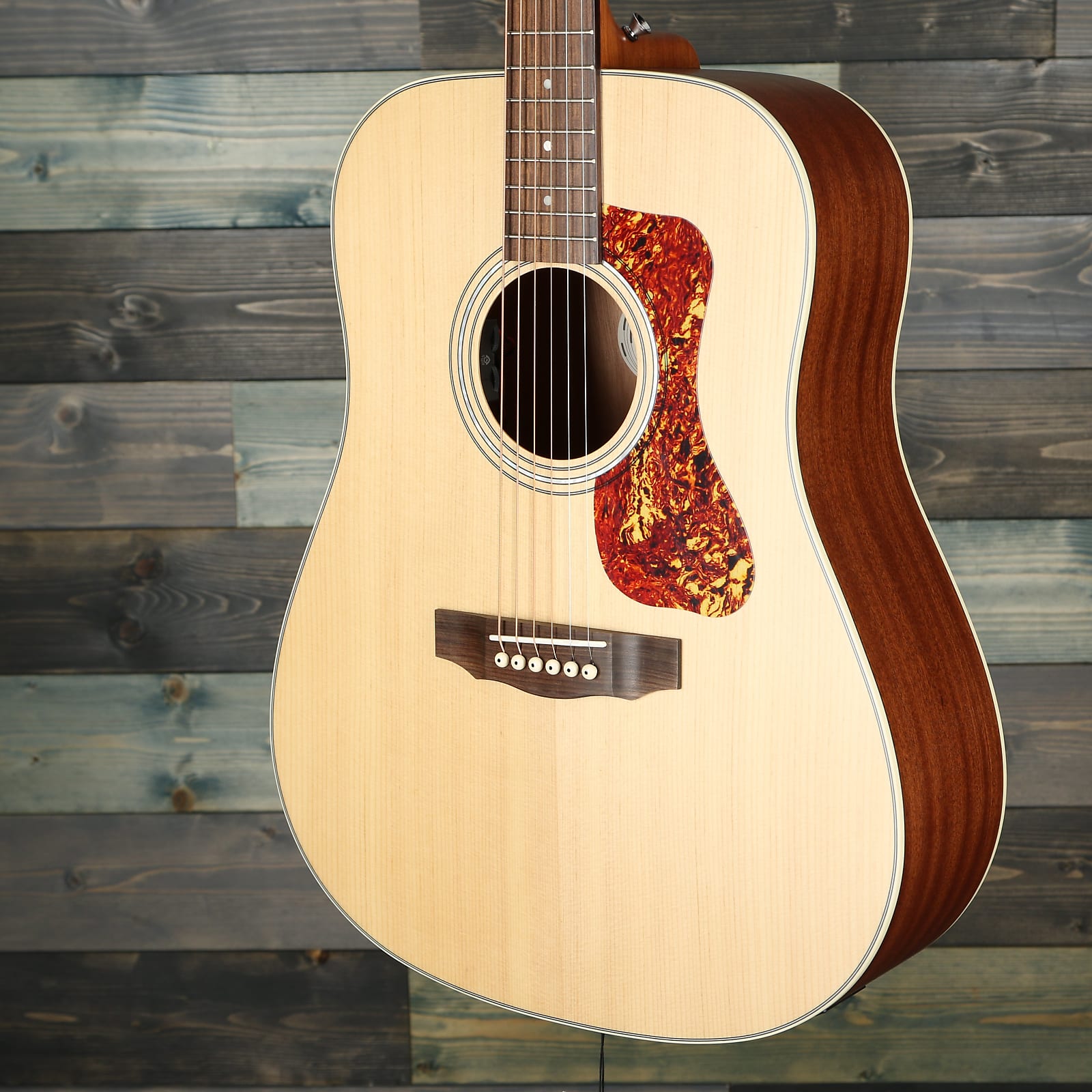 Guild D-240E Dreadnought Acoustic Guitar - Natural Satin