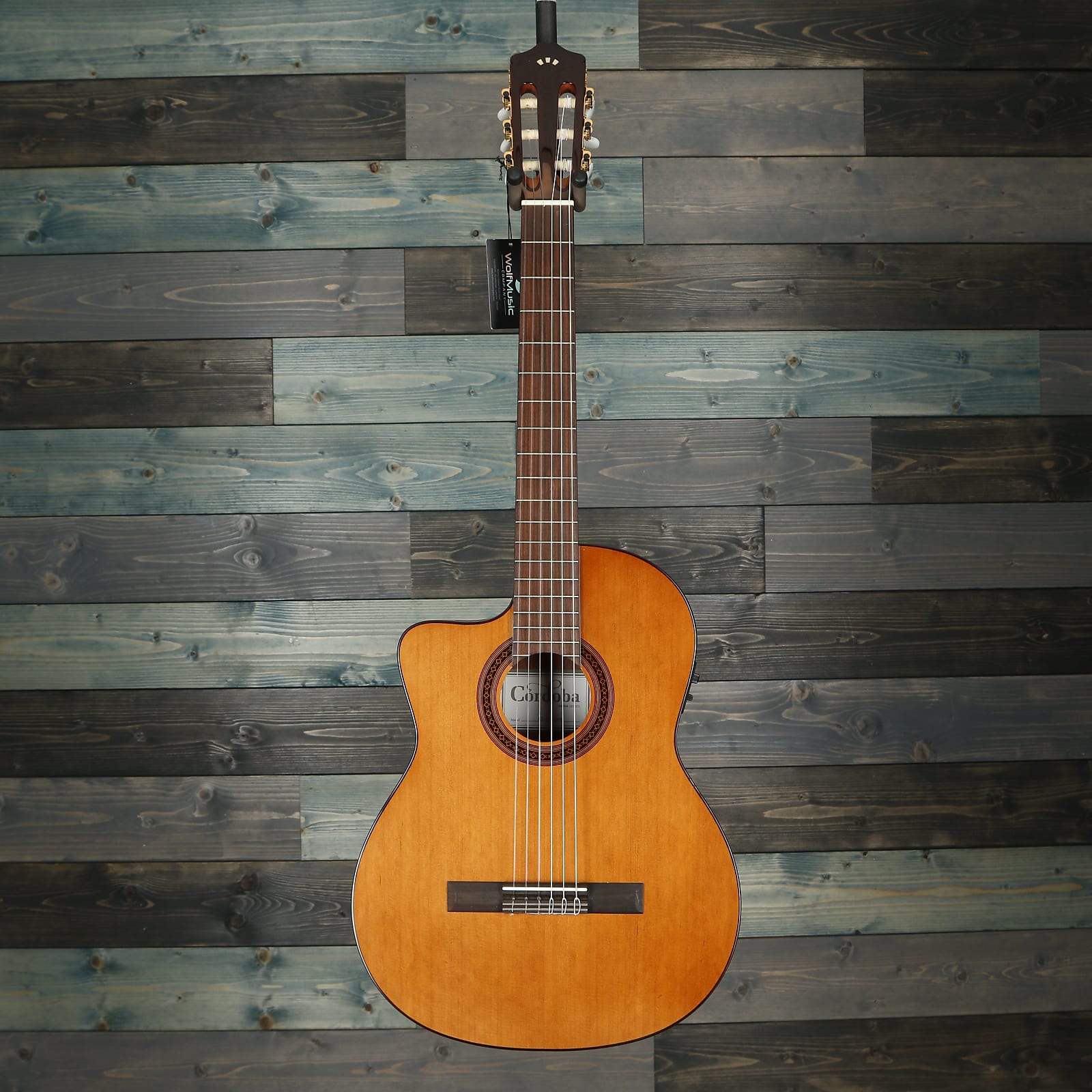 Cordoba C5 Cutaway Electric Lefty Iberia Solid Top