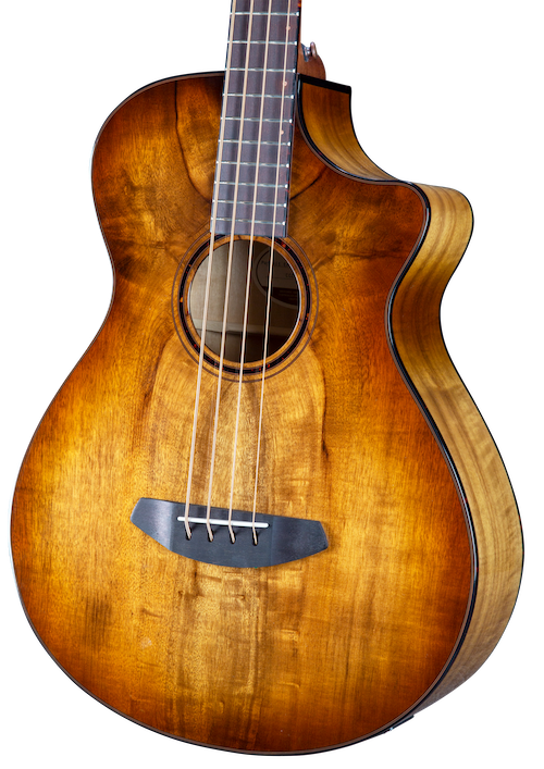 Breedlove Pursuit Exotic S Concerto Amber Bass CE Myrtlewood-Myrtlewood