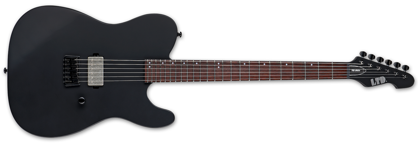 ESP LTD TE-201 Electric Guitar - Black Satin