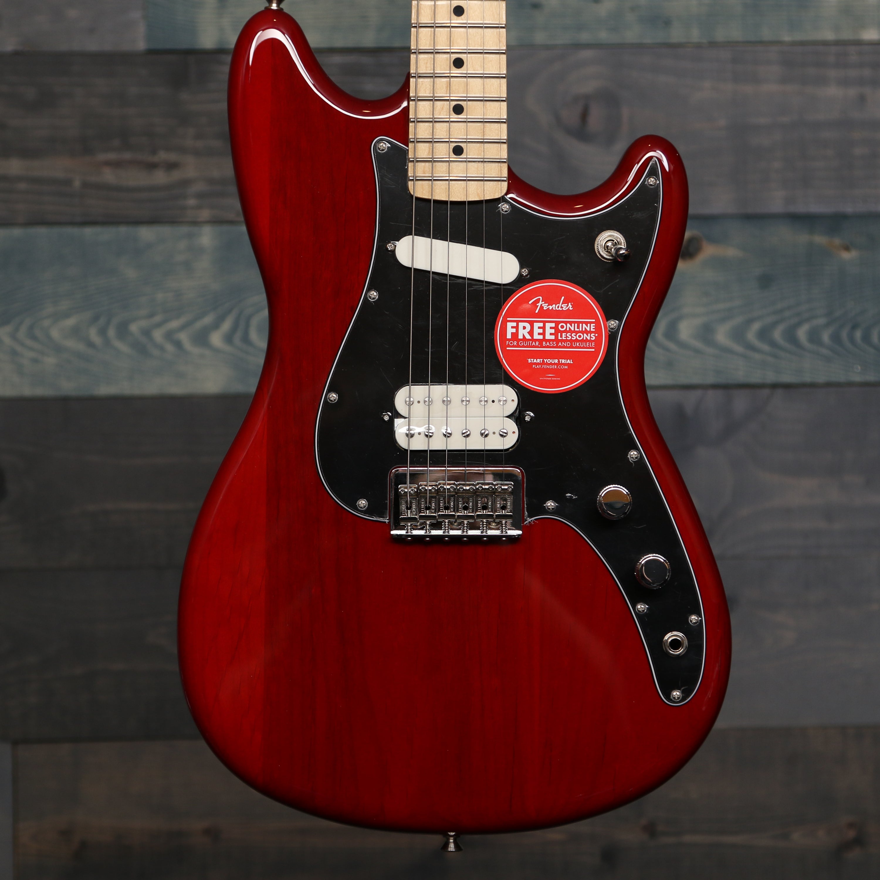 Fender Player Duo-Sonic™ HS, Maple Fingerboard, Crimson Red Transparen