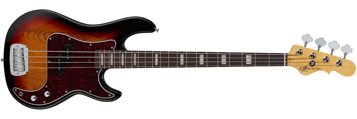 G&L Tribute Series LB-100 Bass Guitar - 3-Tone Sunburst