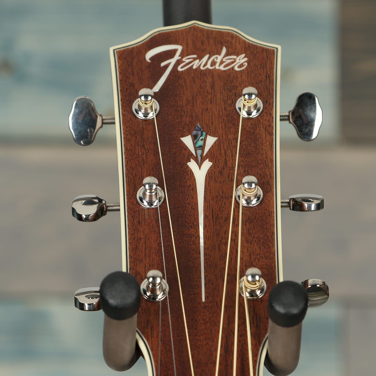 Fender PM-1 Dreadnought Left Hand, Ovangkol Fingerboard, All-Mahogany w/case