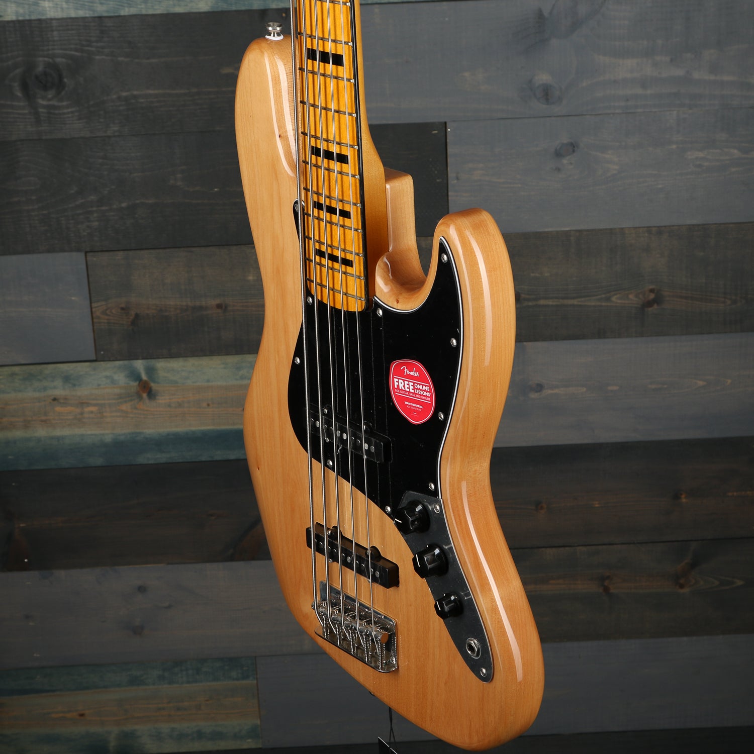 Fender Squier Classic Vibe '70s Jazz Bass V, Maple Fingerboard, Natural