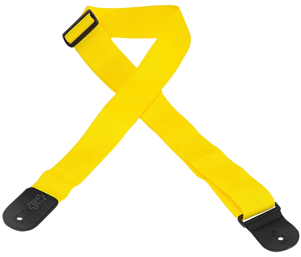 Levy's M8POLY-YEL Polyester Guitar Strap - Yellow