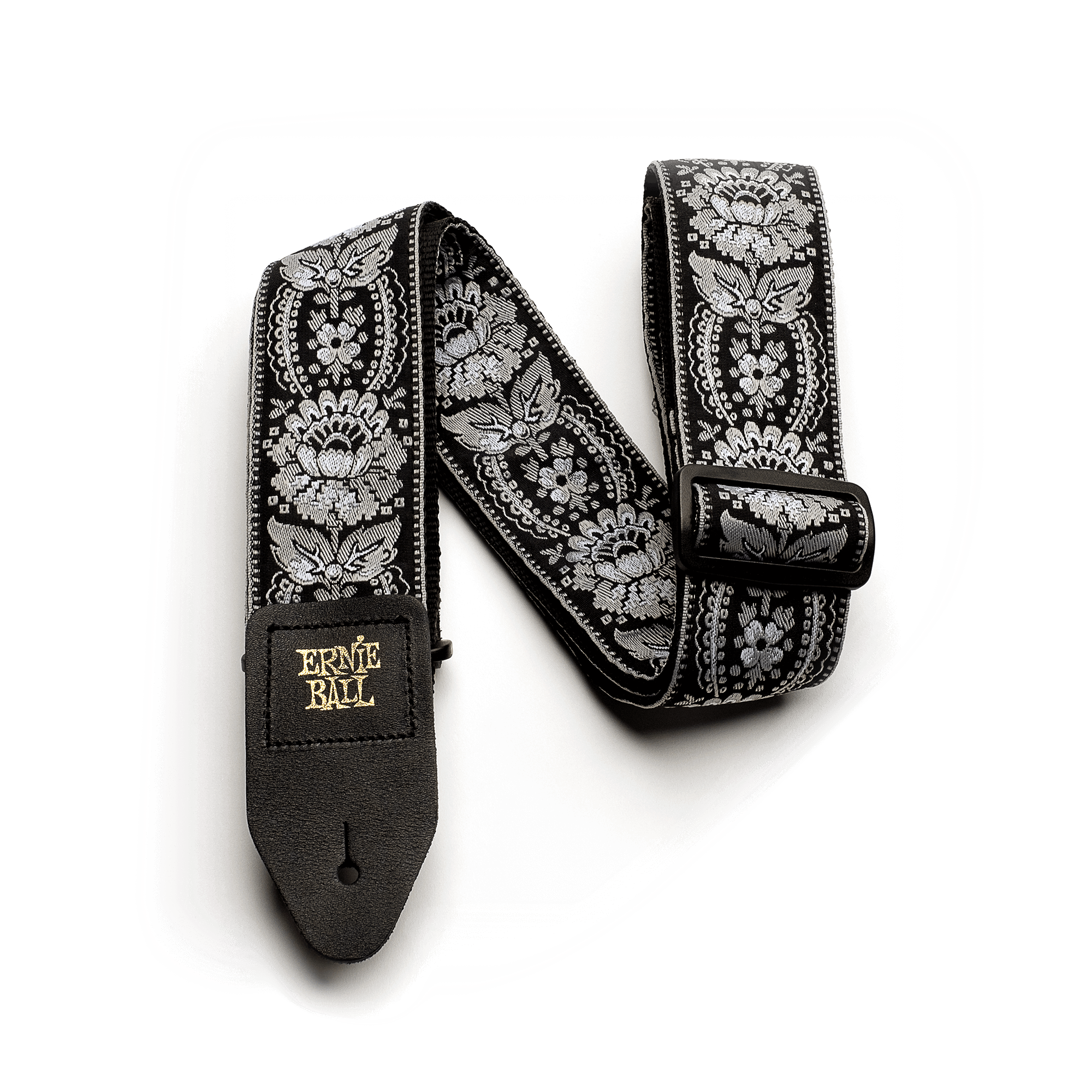 Ernie Ball P04150 Silver Orleans Jacquard Strap