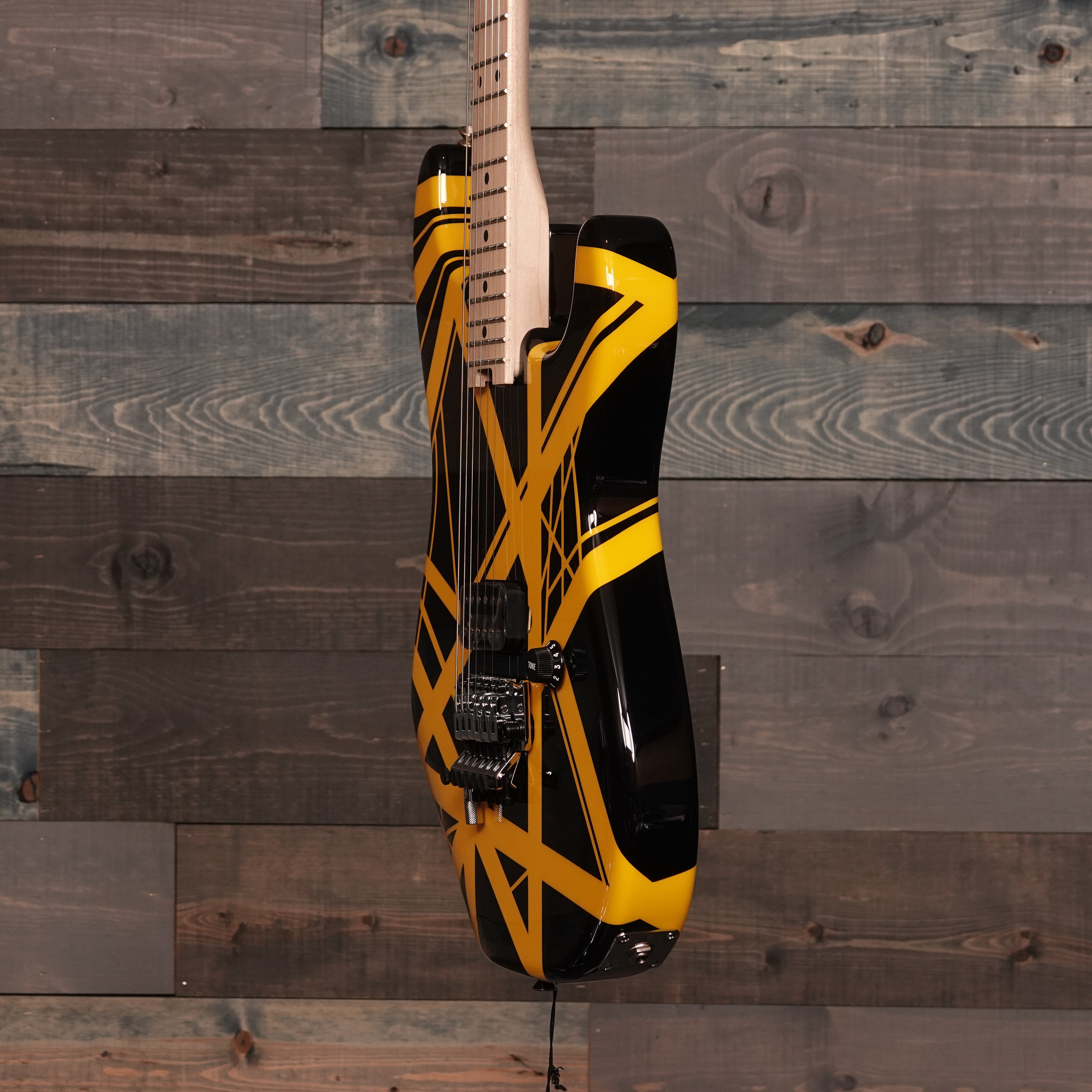 EVH Striped Series Black with Yellow Stripes