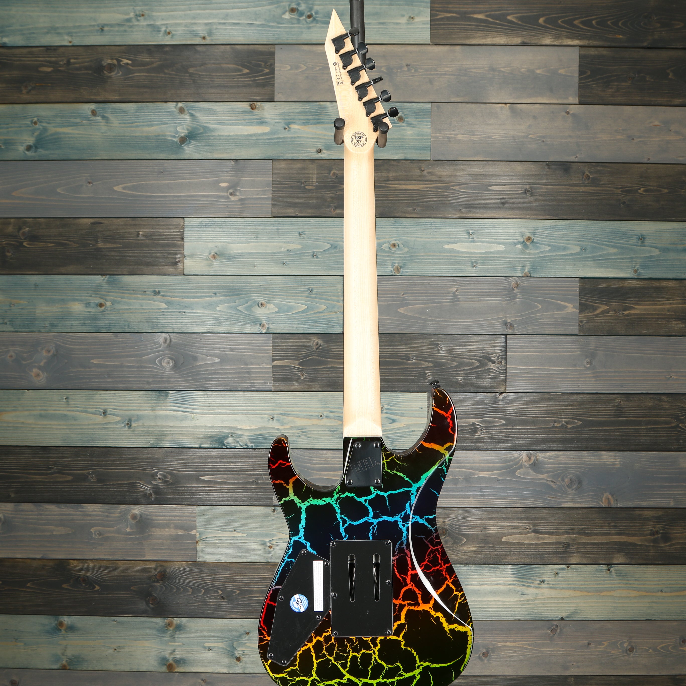 ESP LTD M-1 Custom '87 Electric Guitar - Rainbow Crackle