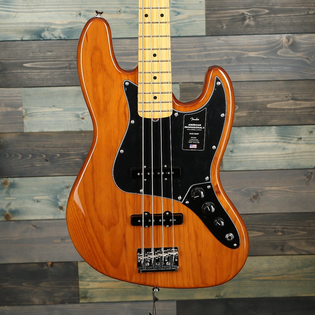 Fender American Professional II Jazz Bass, Maple FB, Roasted Pine