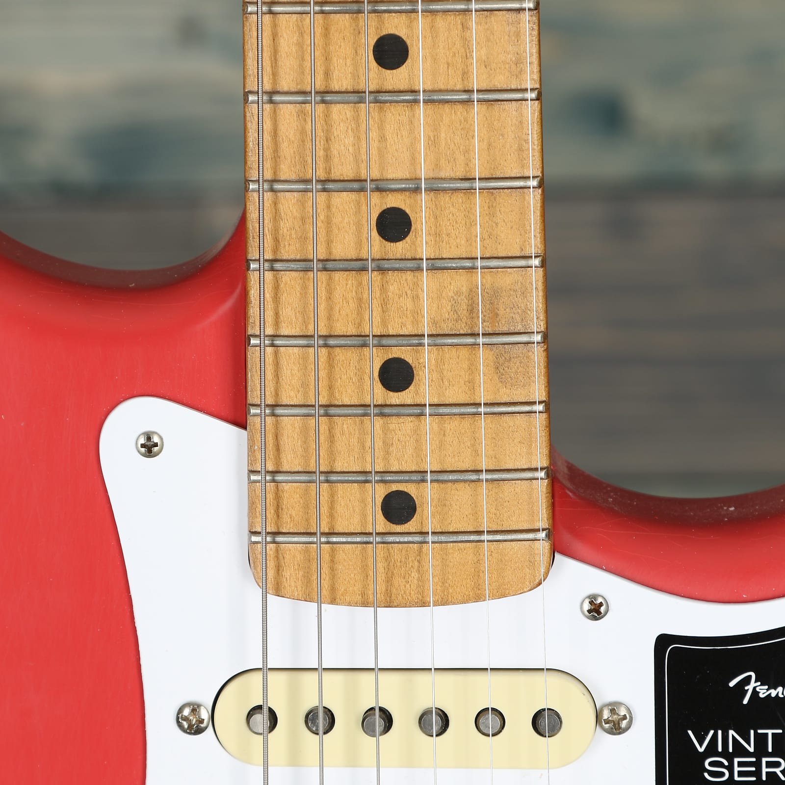 Fender Vintera Road Worn '50s Stratocaster, Maple Fingerboard, Fiesta Red