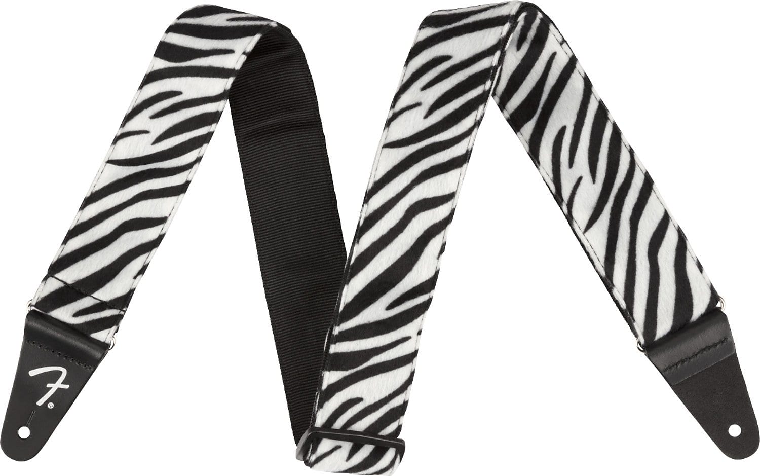 Fender 2" Wild Zebra Print Strap